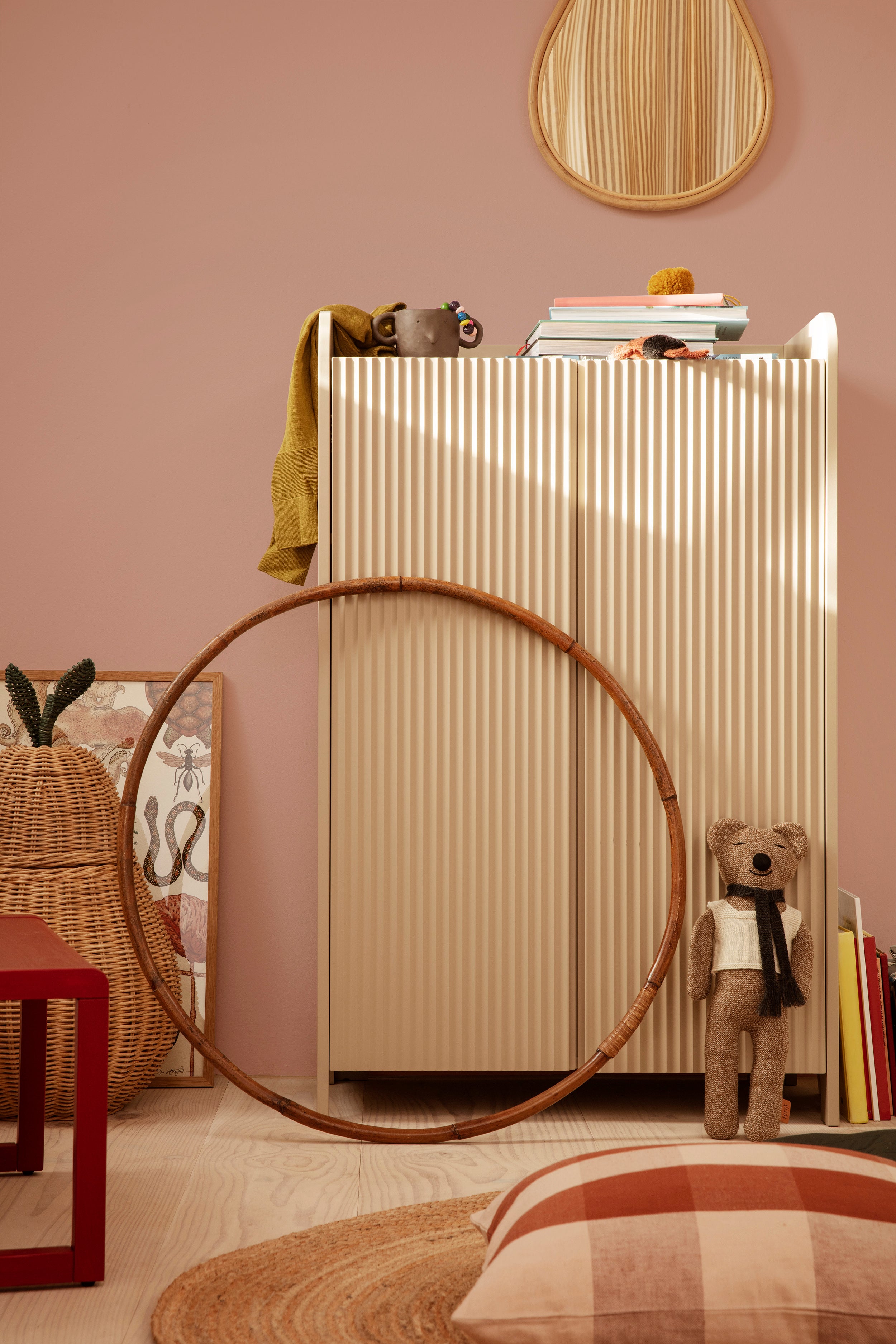 2-Door SILL CUPBOARD LOW Beige