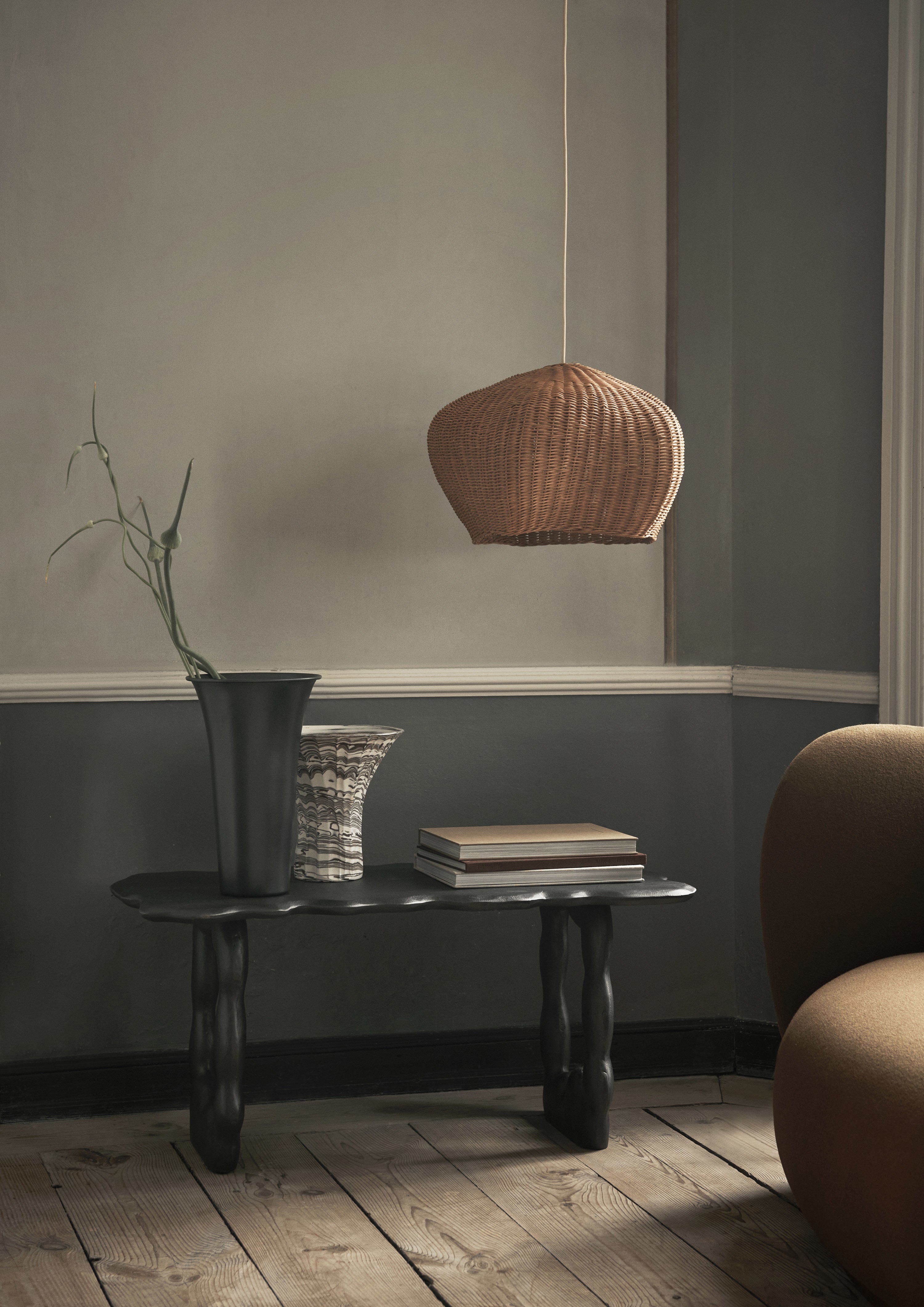 Draperie rietlamp