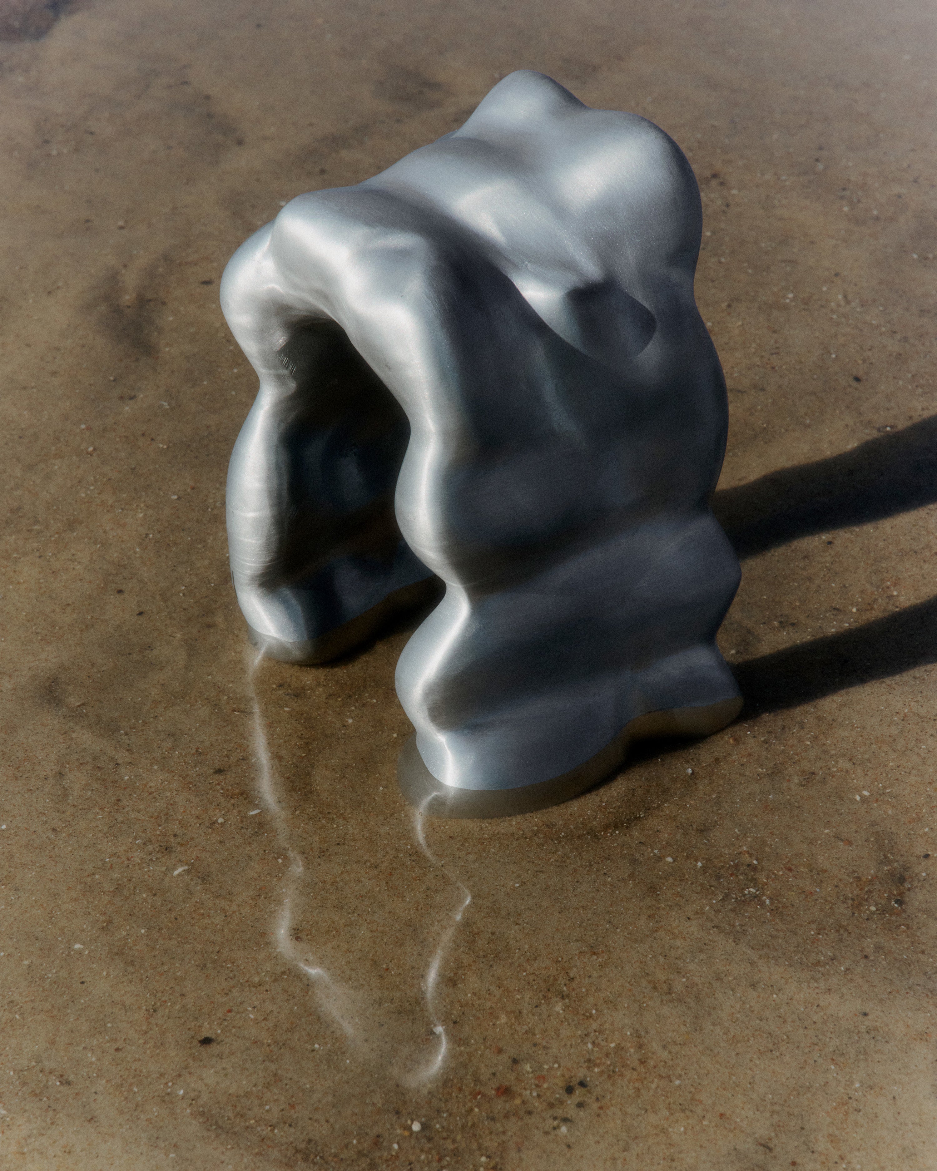 MORF SCULPTURE decoratie geborsteld aluminium
