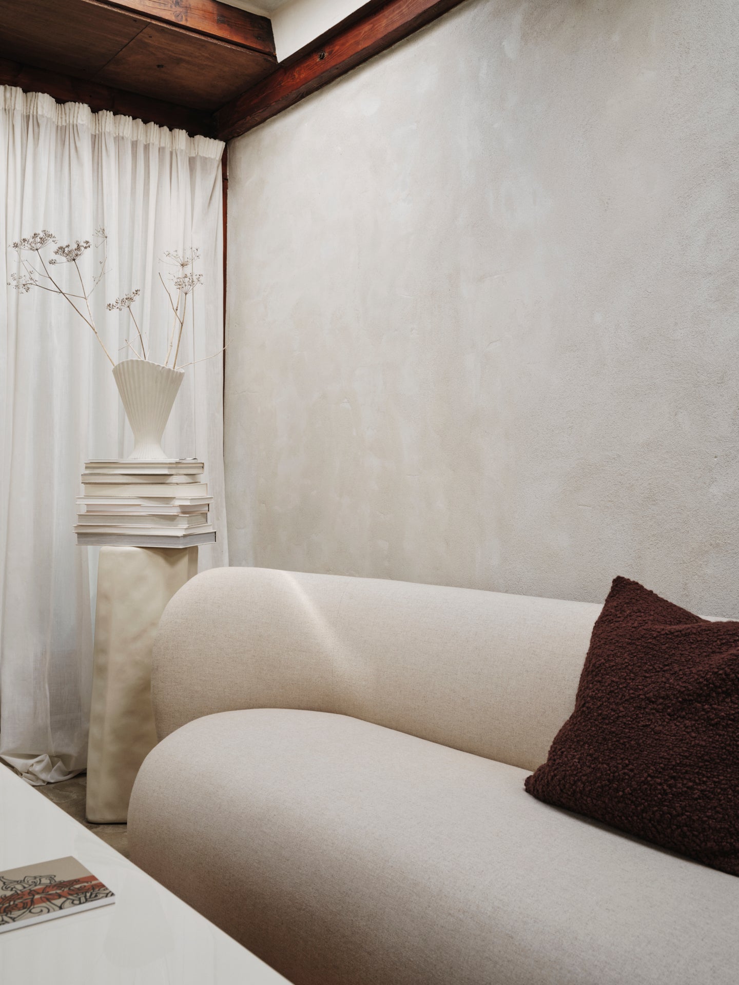 Rico upholstered 3-person sofa