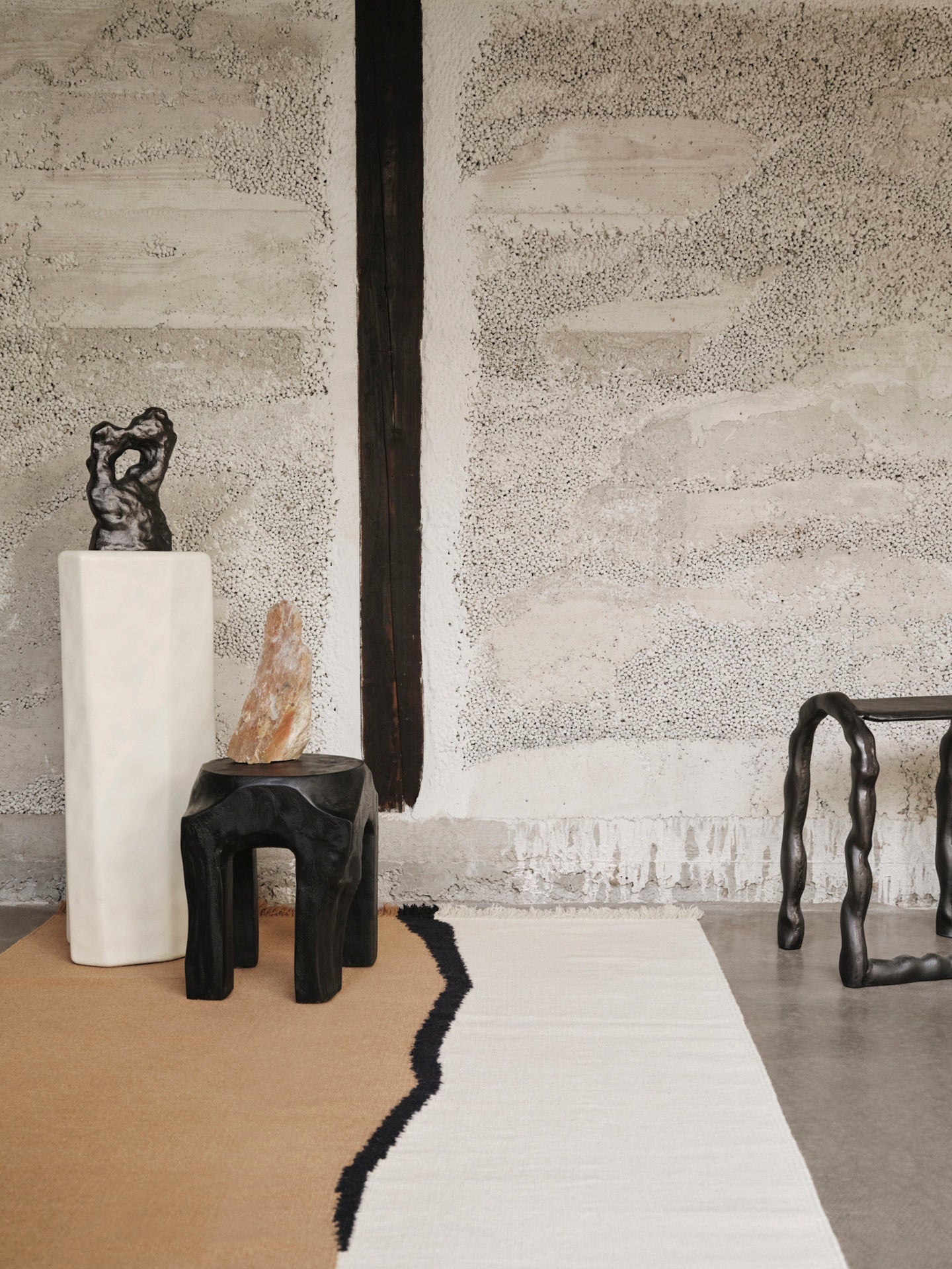 Kruk ROOT zwarte teakhouten wortels