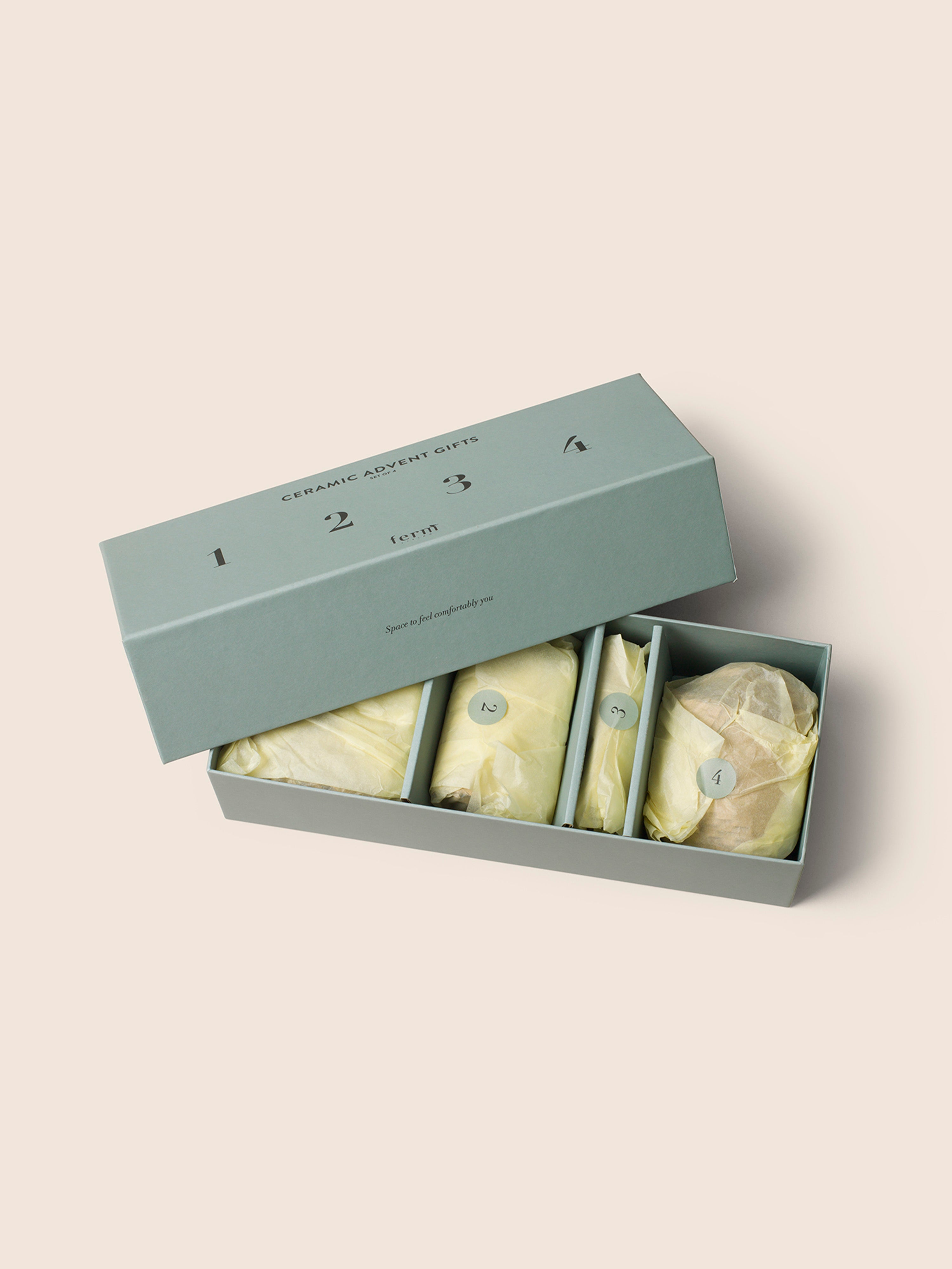 Advent accessoires set ADVENT GIFTS keramiek