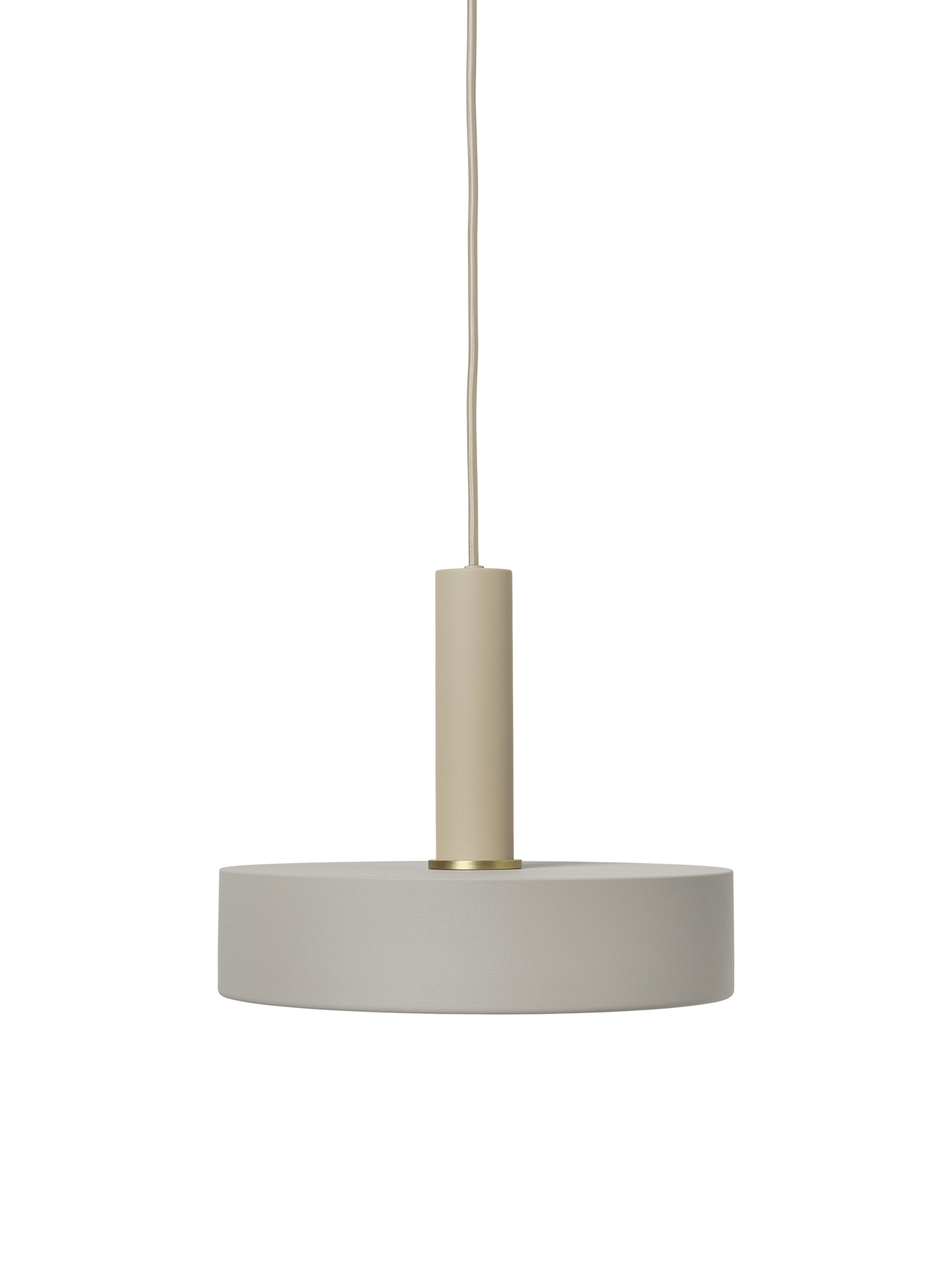 Collect record light gray lampshade