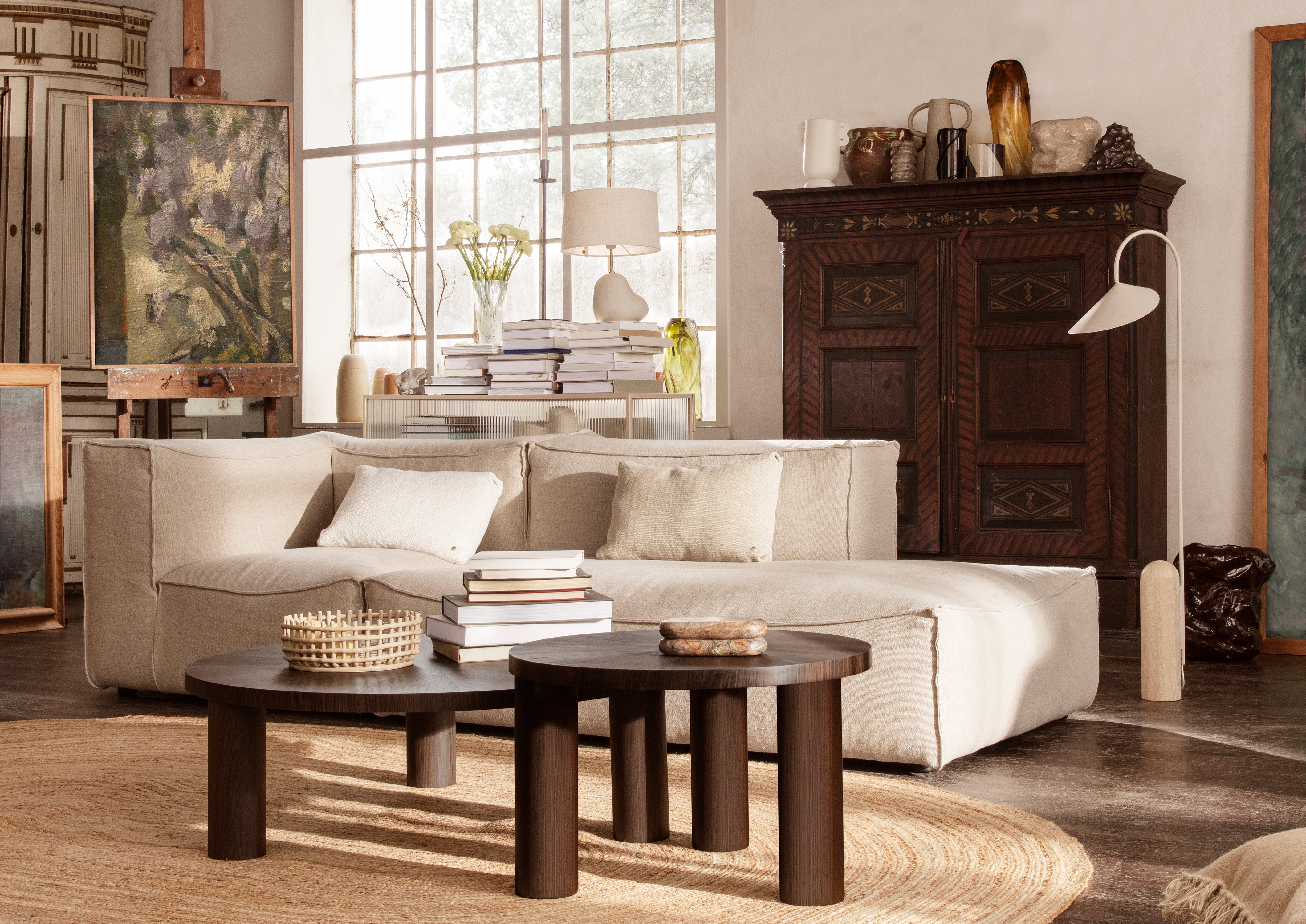 Misa CERAMIC CENTREPIECE beige