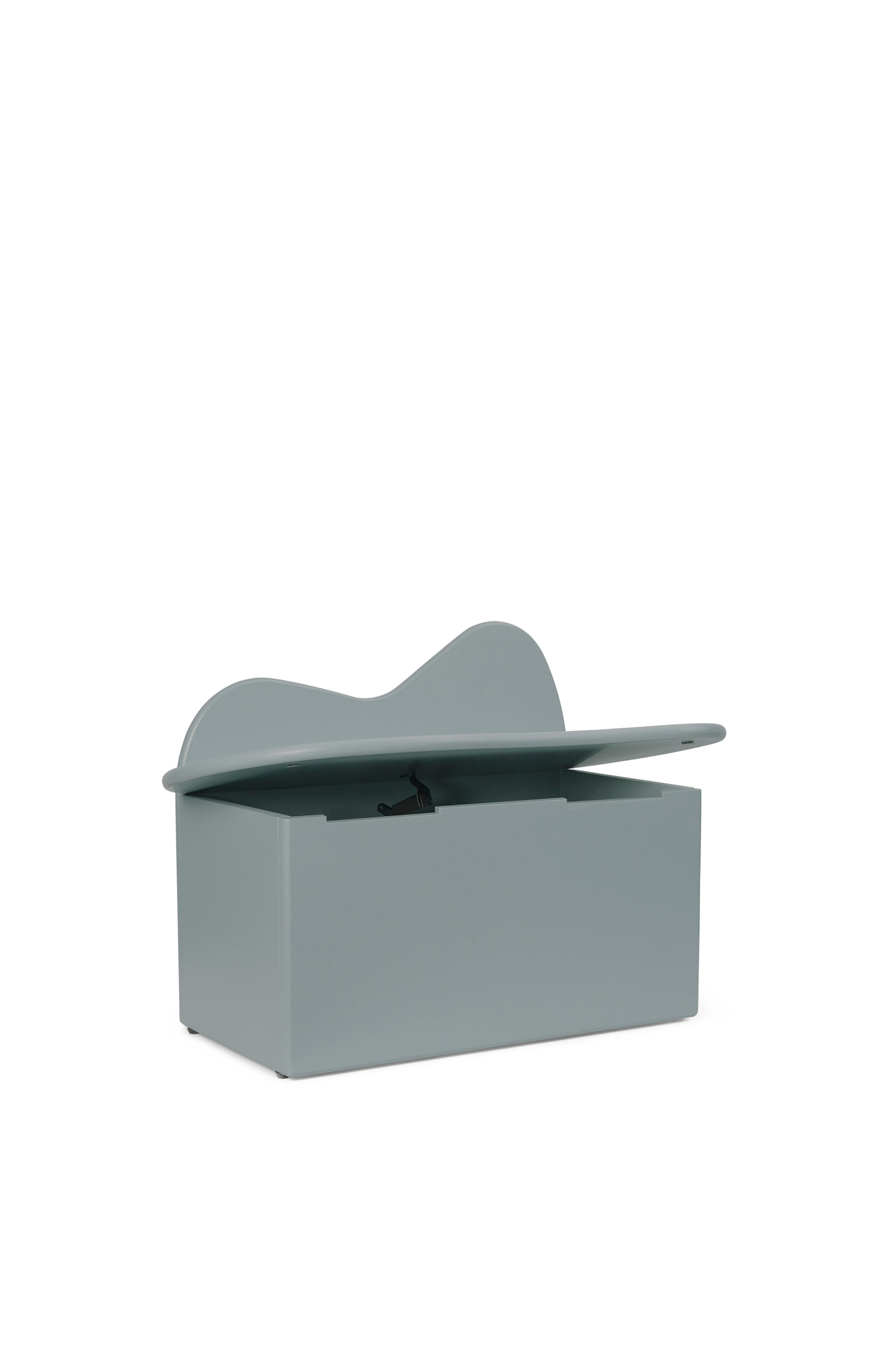 Children's bench with storage SLOPE blue