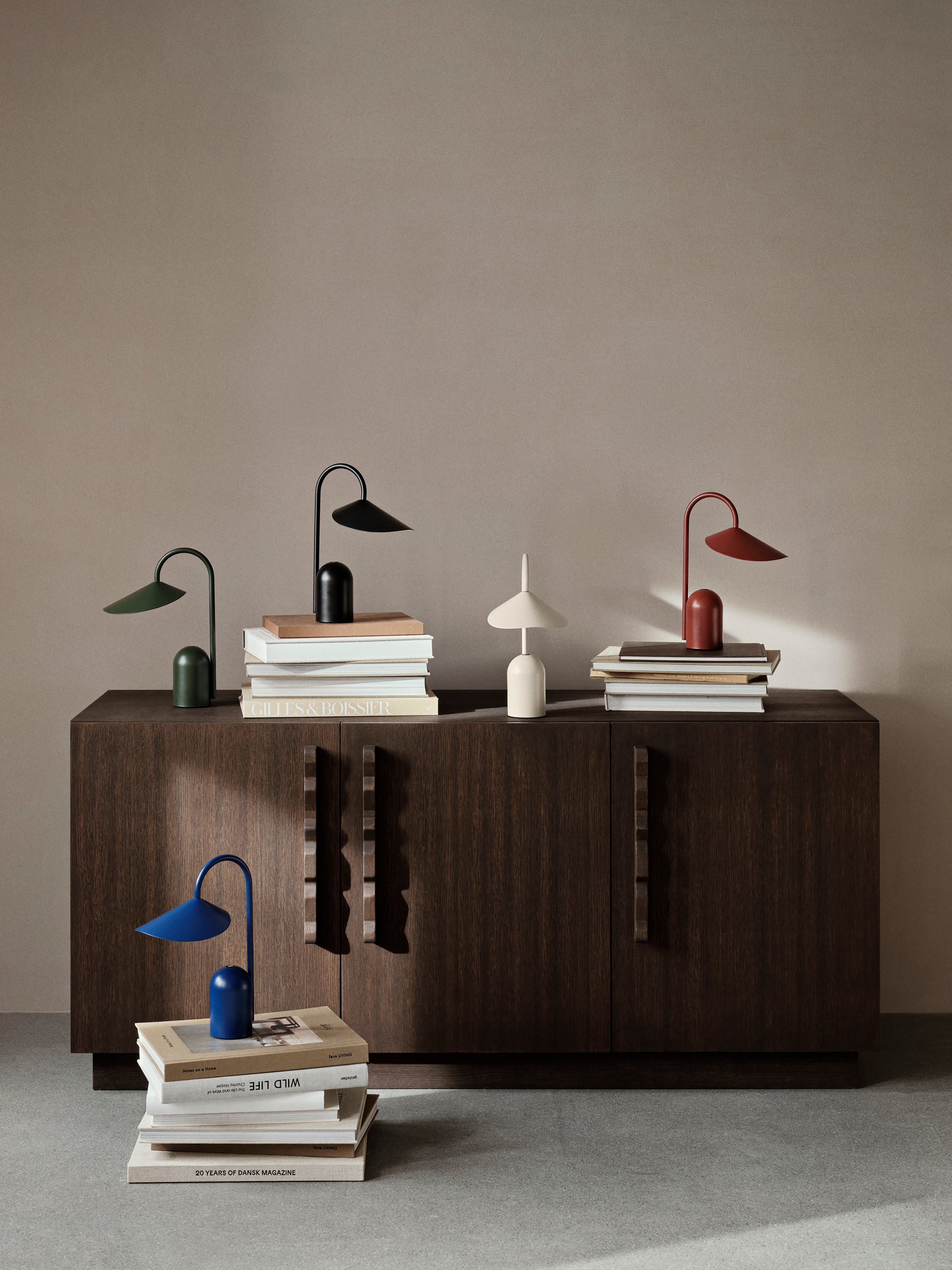 Draagbare lamp ARUM wit