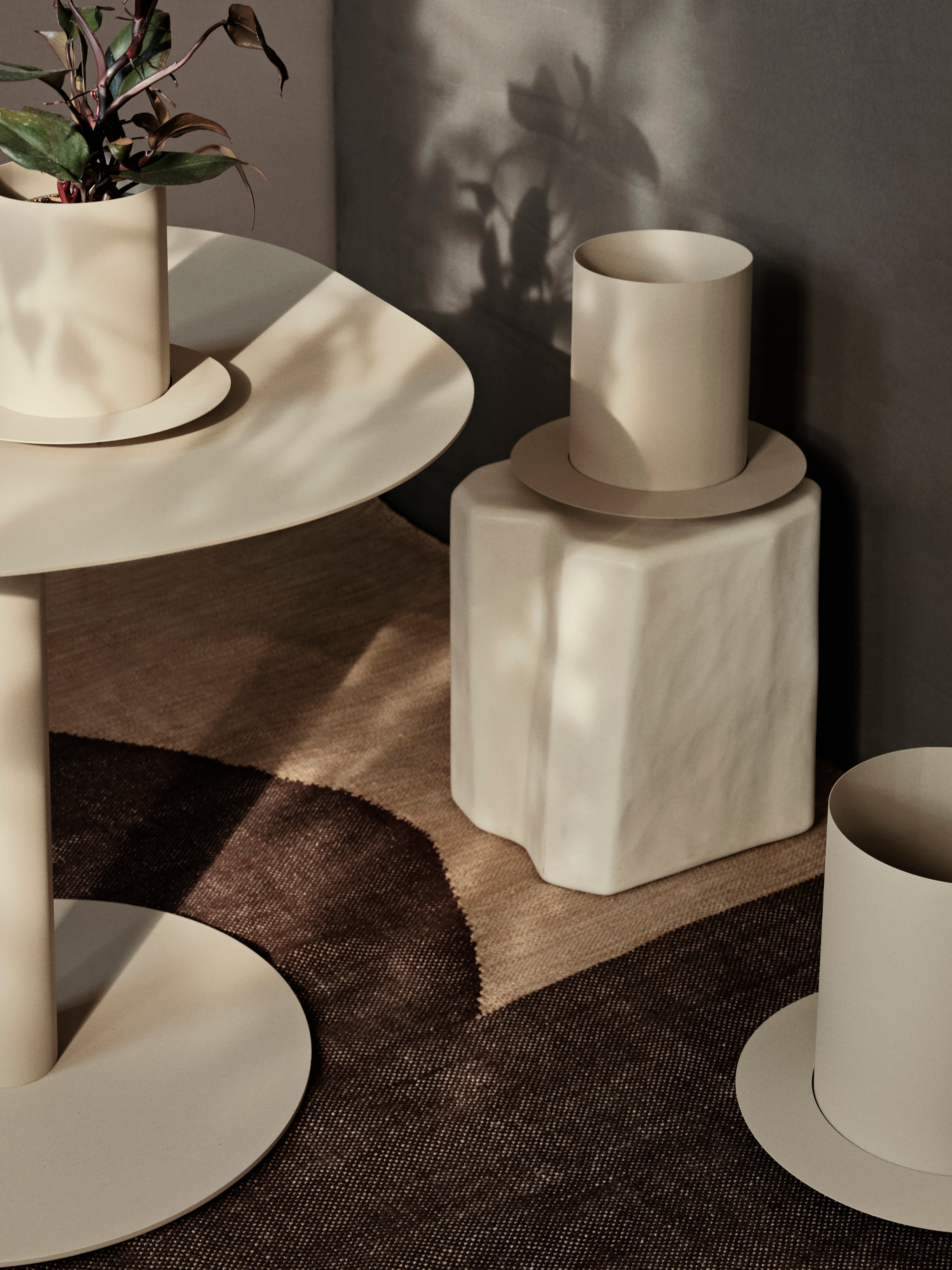 Bloempot AURAN beige