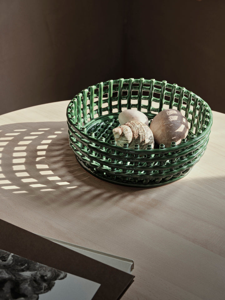 Misa CERAMIC CENTREPIECE green