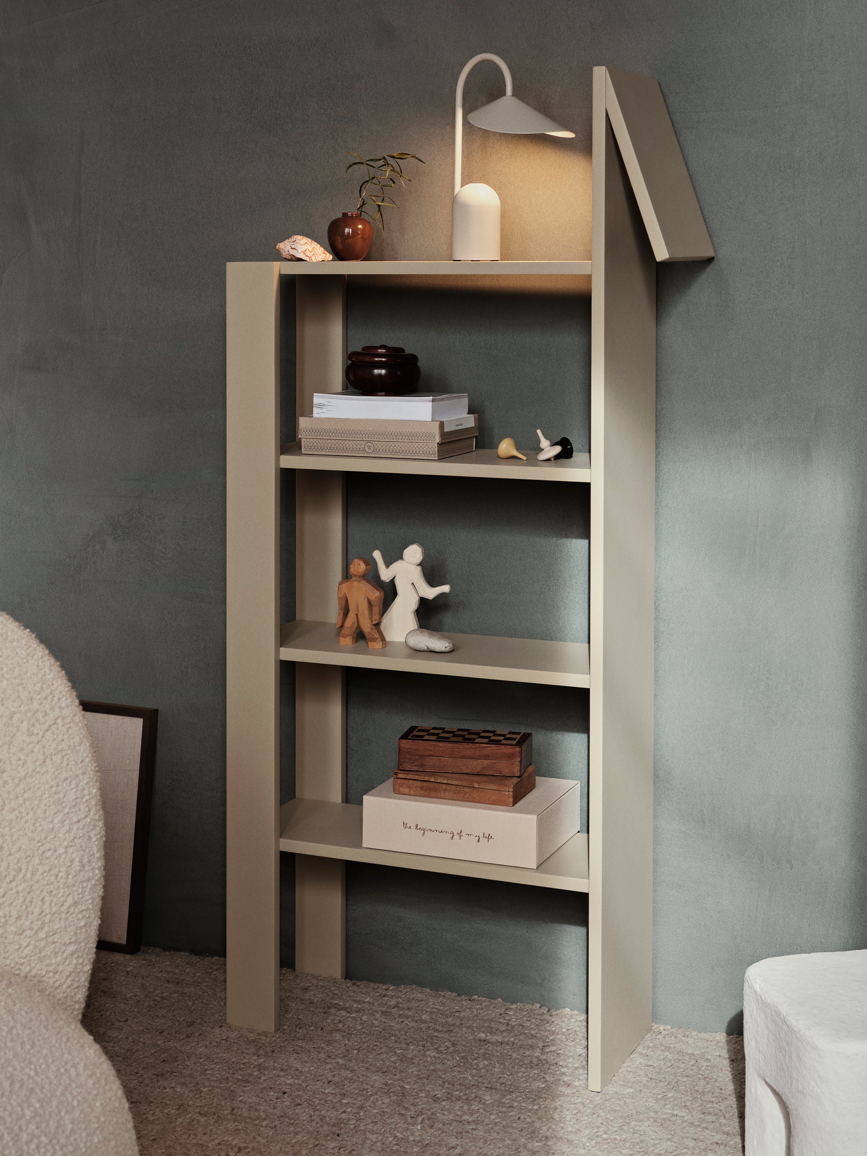 Draagbare lamp ARUM wit
