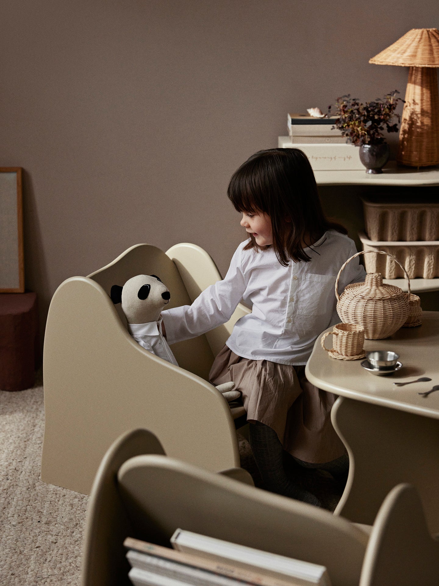 Kindertafel SLOPE beige