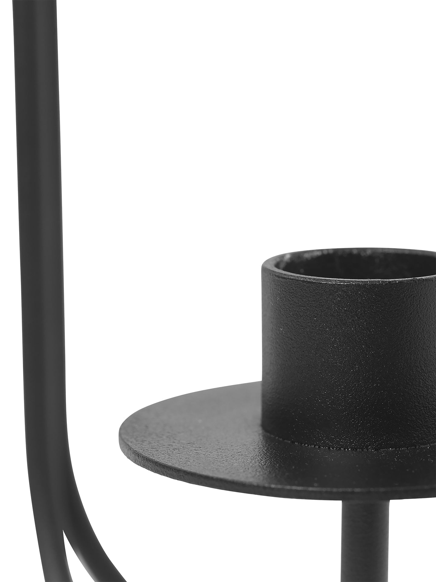 Zwarte SWAY kaarsenhouder