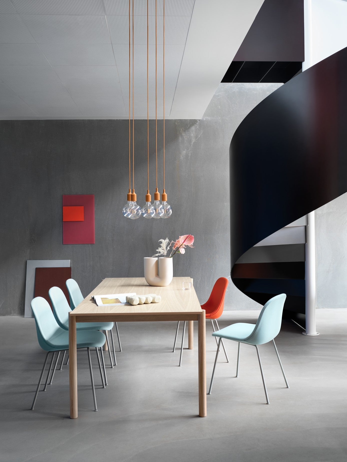 Hanglamp E27 oranje