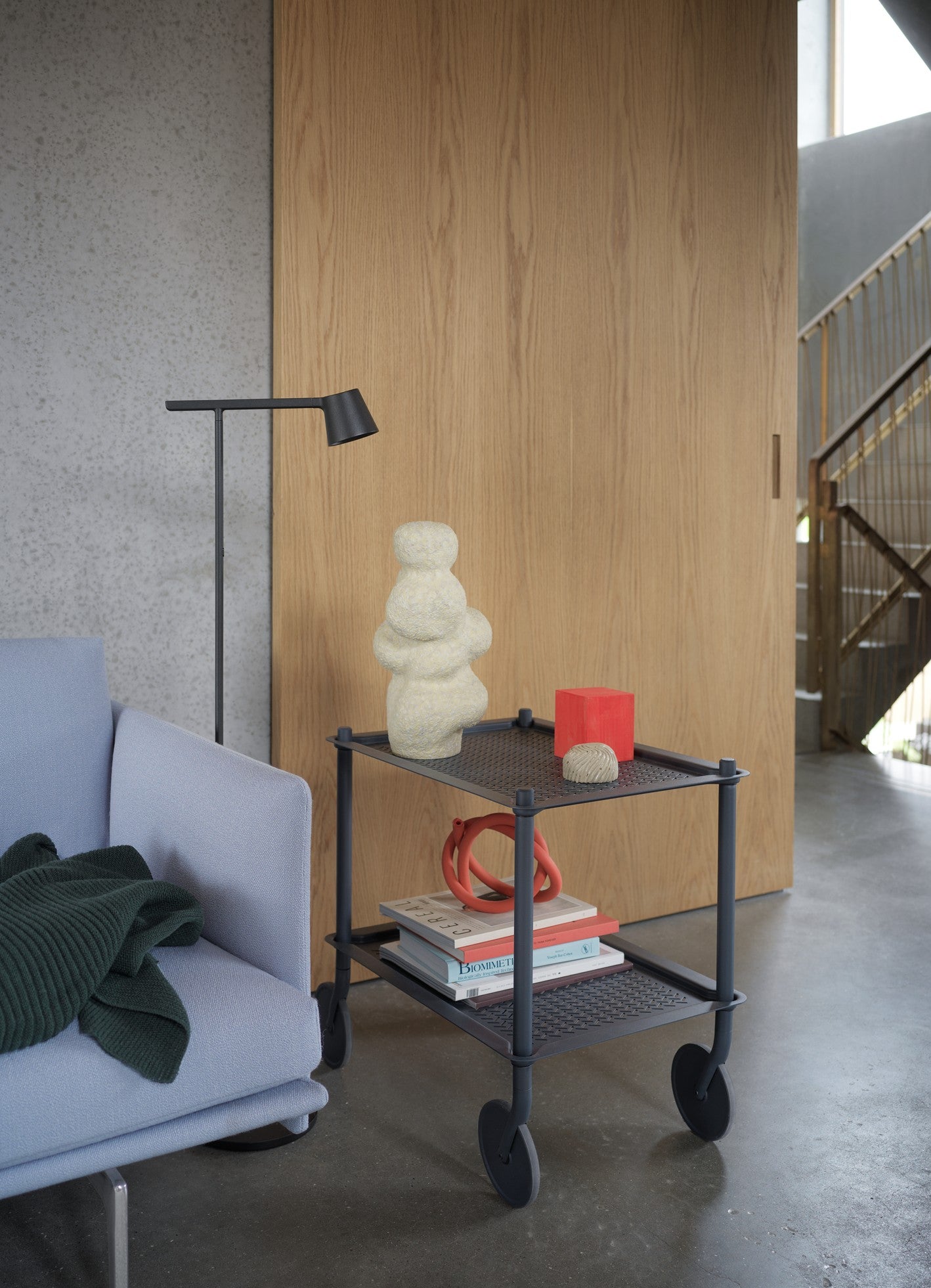 Vloerlamp TIP zwart