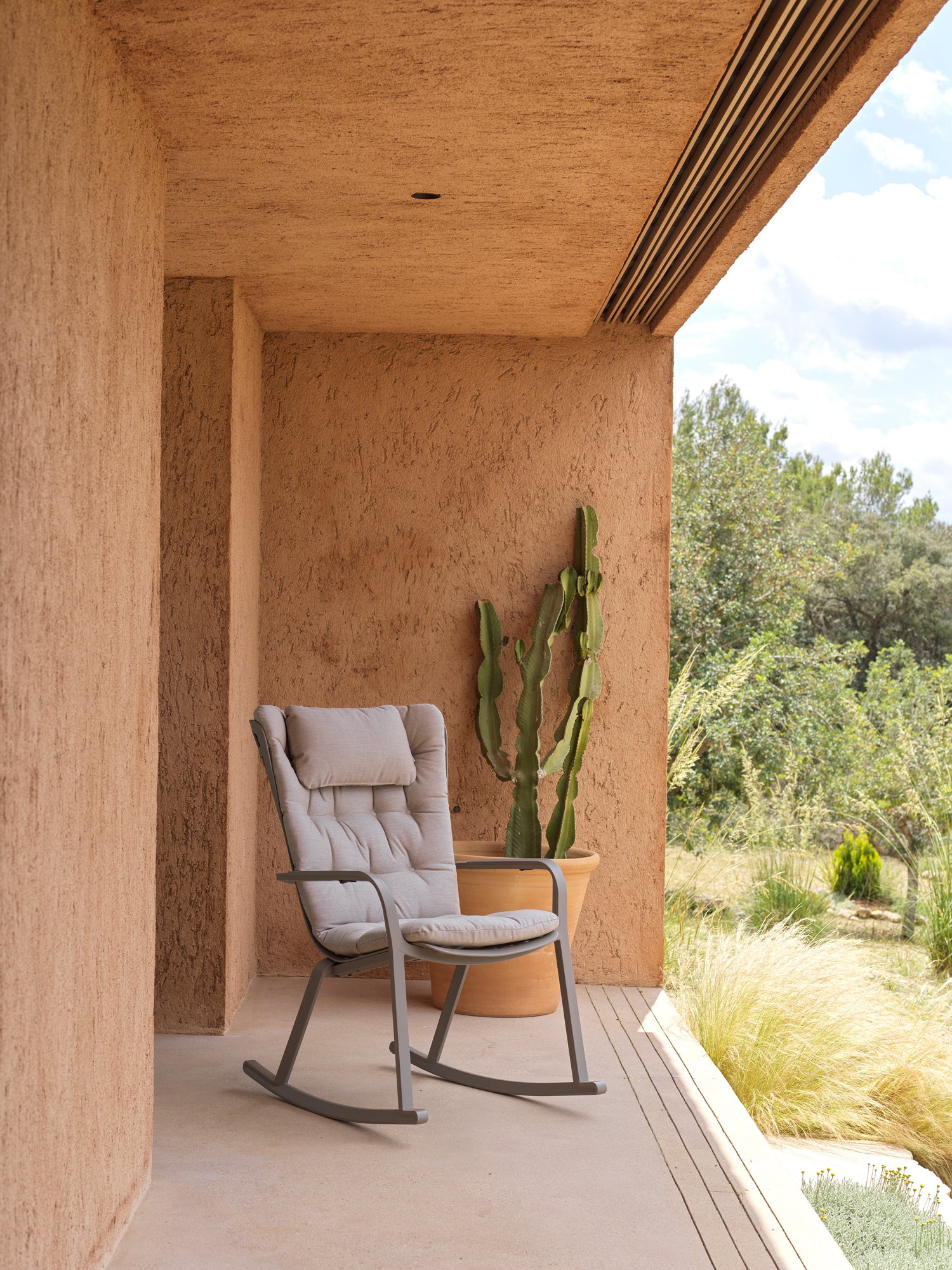 Buitenfauteuil FOLIO taupe