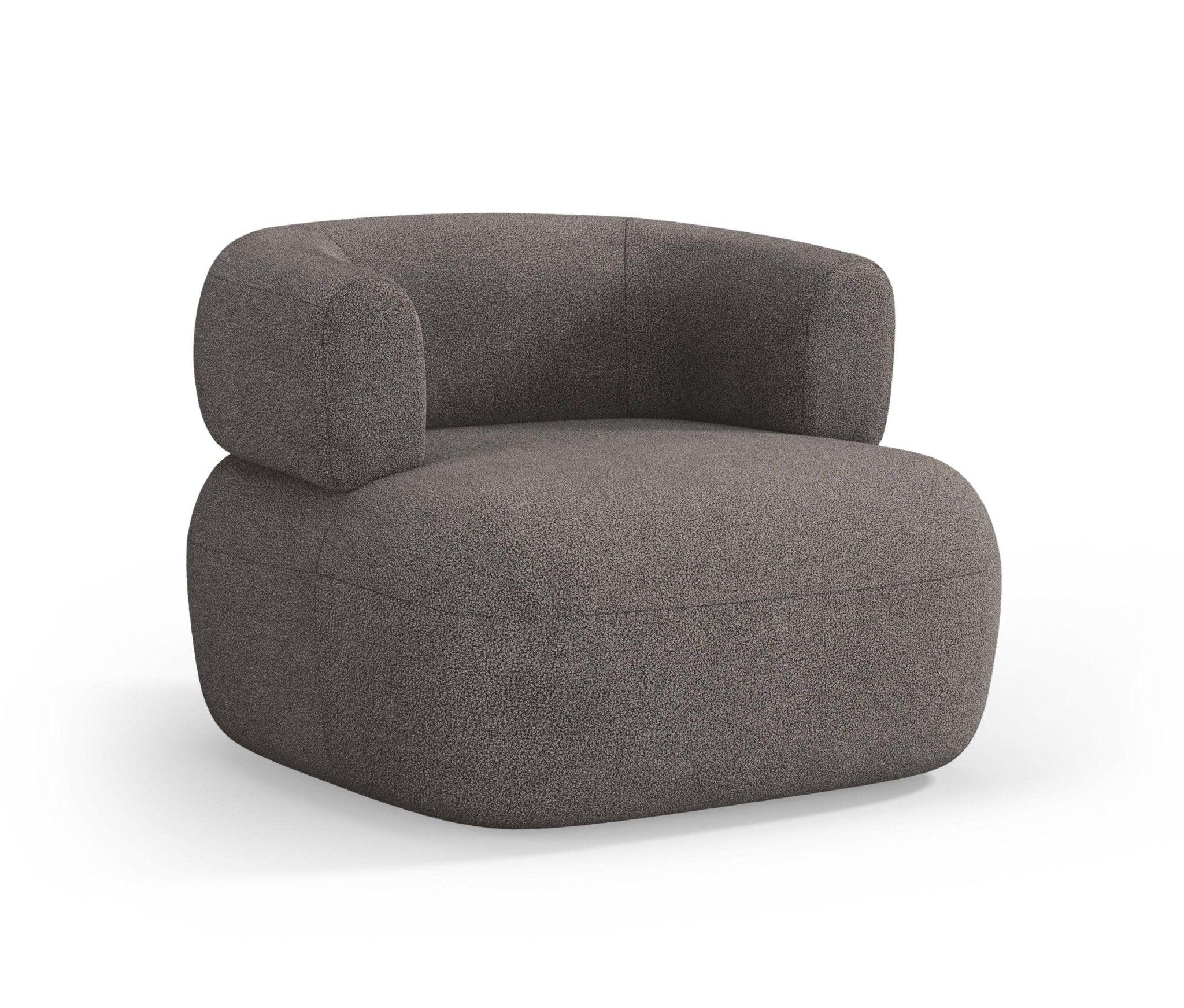 Fotel ALDRIN szary boucle Windsor & Co    Eye on Design