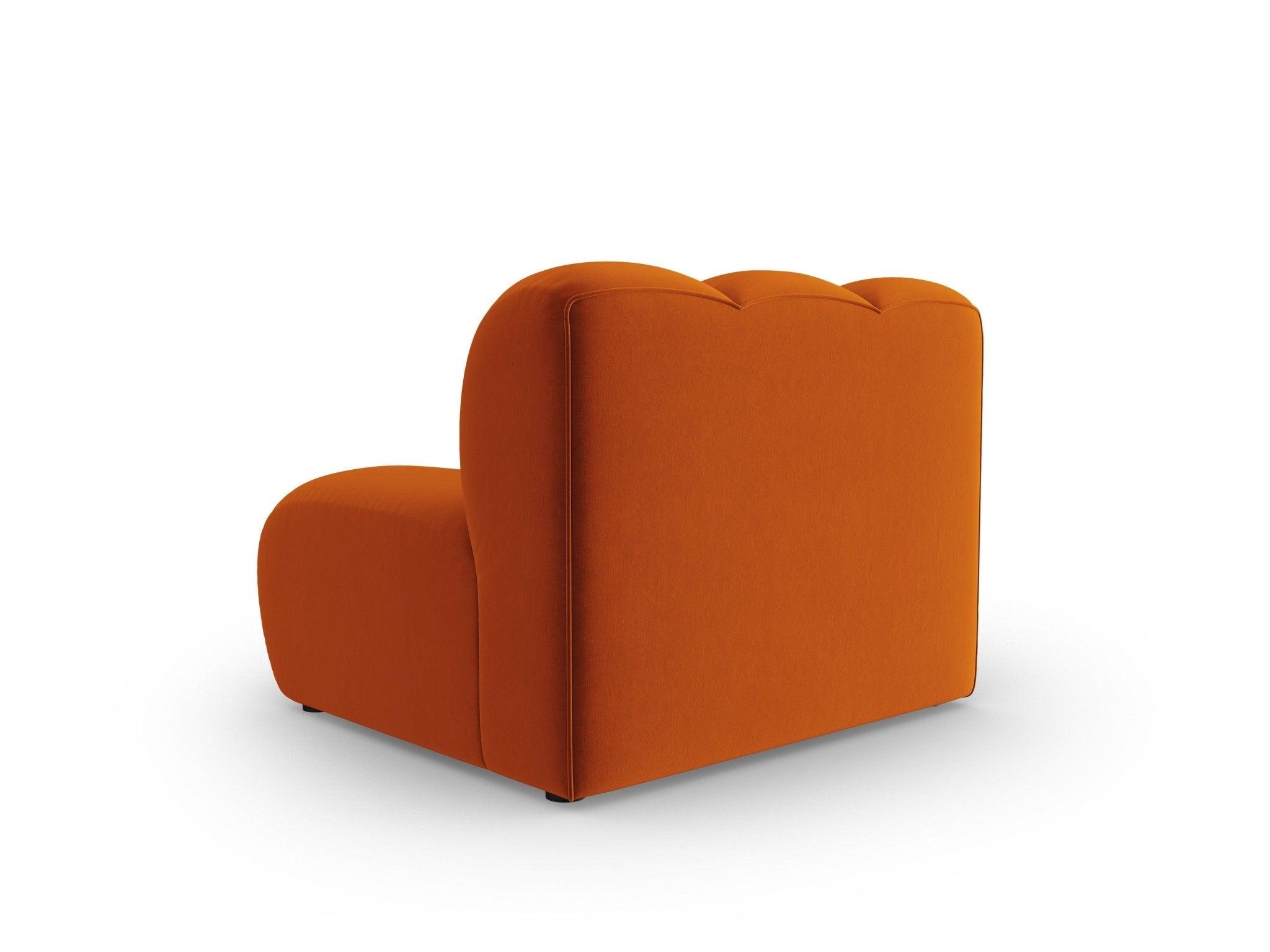 Fotel / moduł aksamitny SKYLER ceglany Interieurs 86    Eye on Design