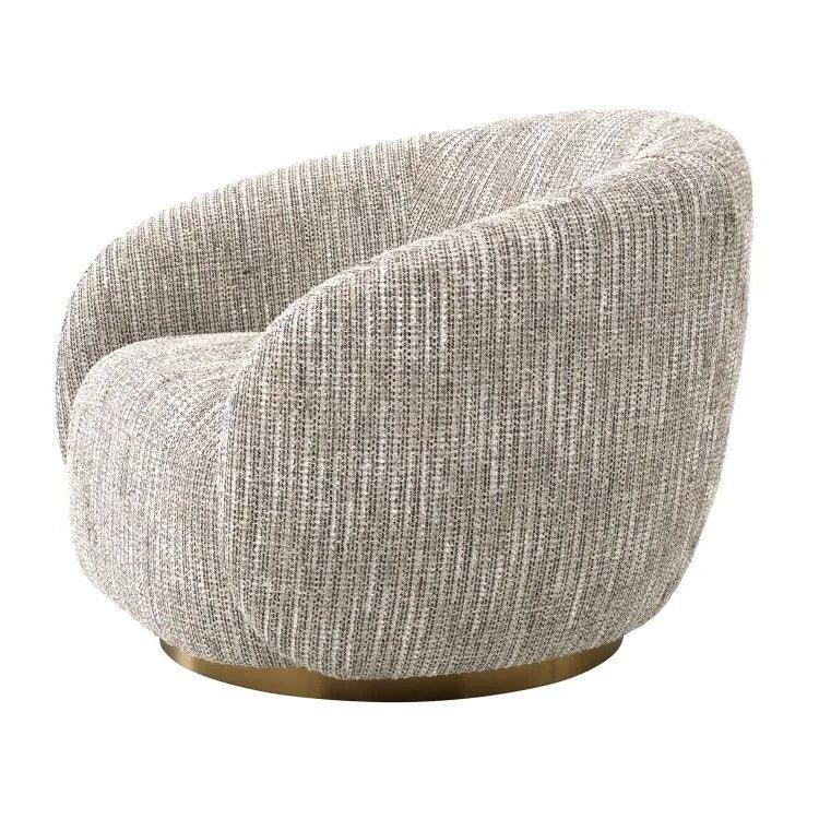 Fotel obrotowy BRICE beżowy Eichholtz    Eye on Design