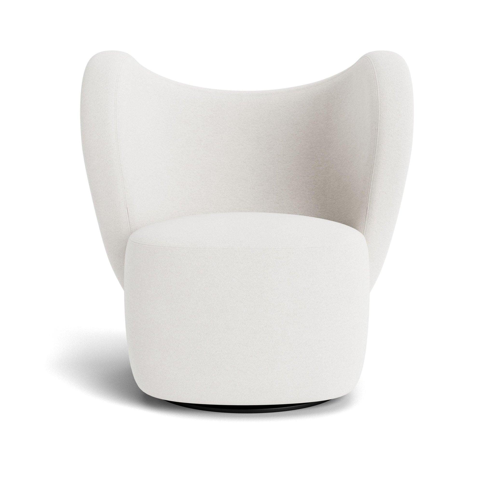 Fotel obrotowy LITTLE BIG boucle biały – NORR11