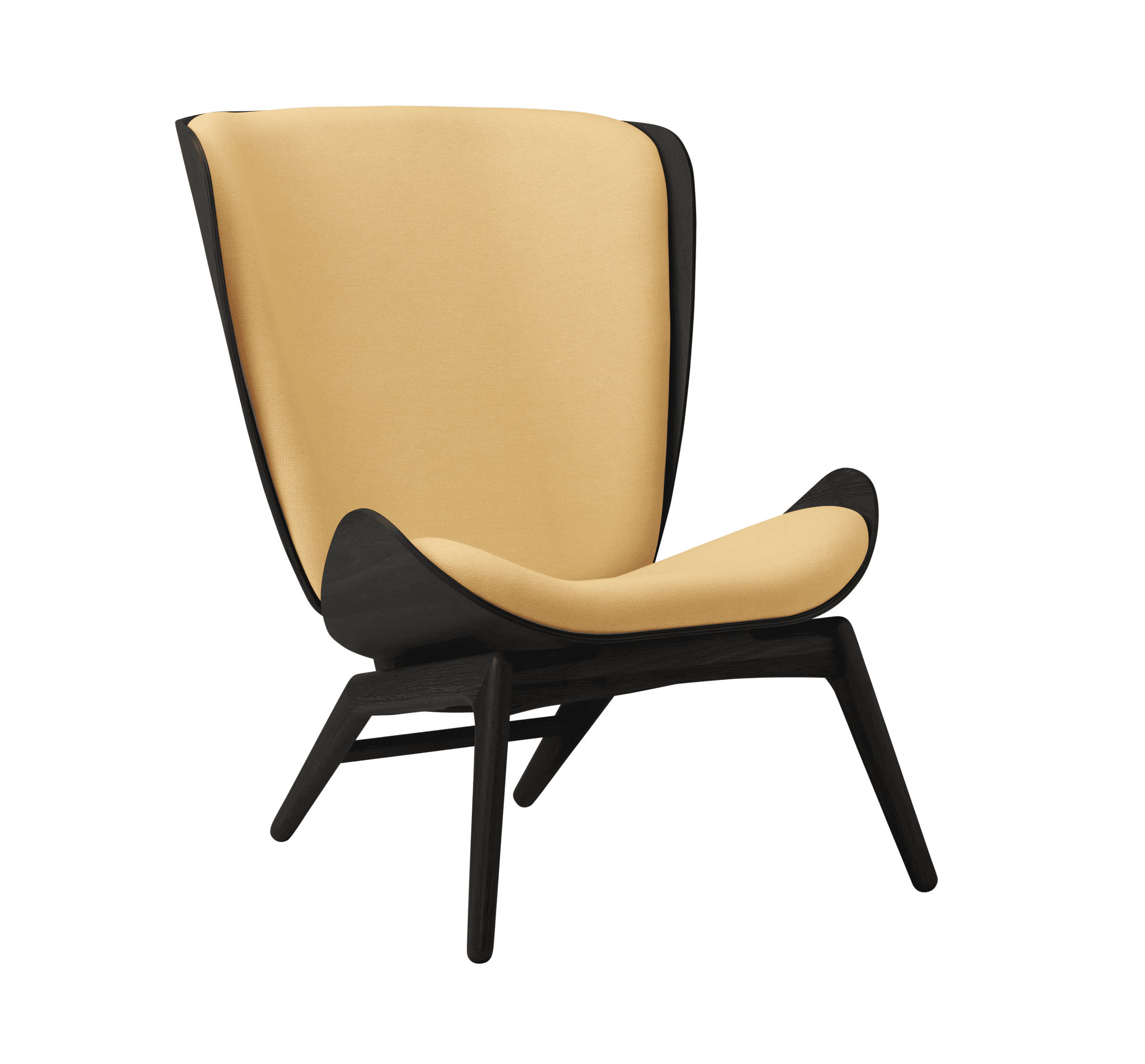 Fotel READER żółty z czarną podstawą UMAGE    Eye on Design