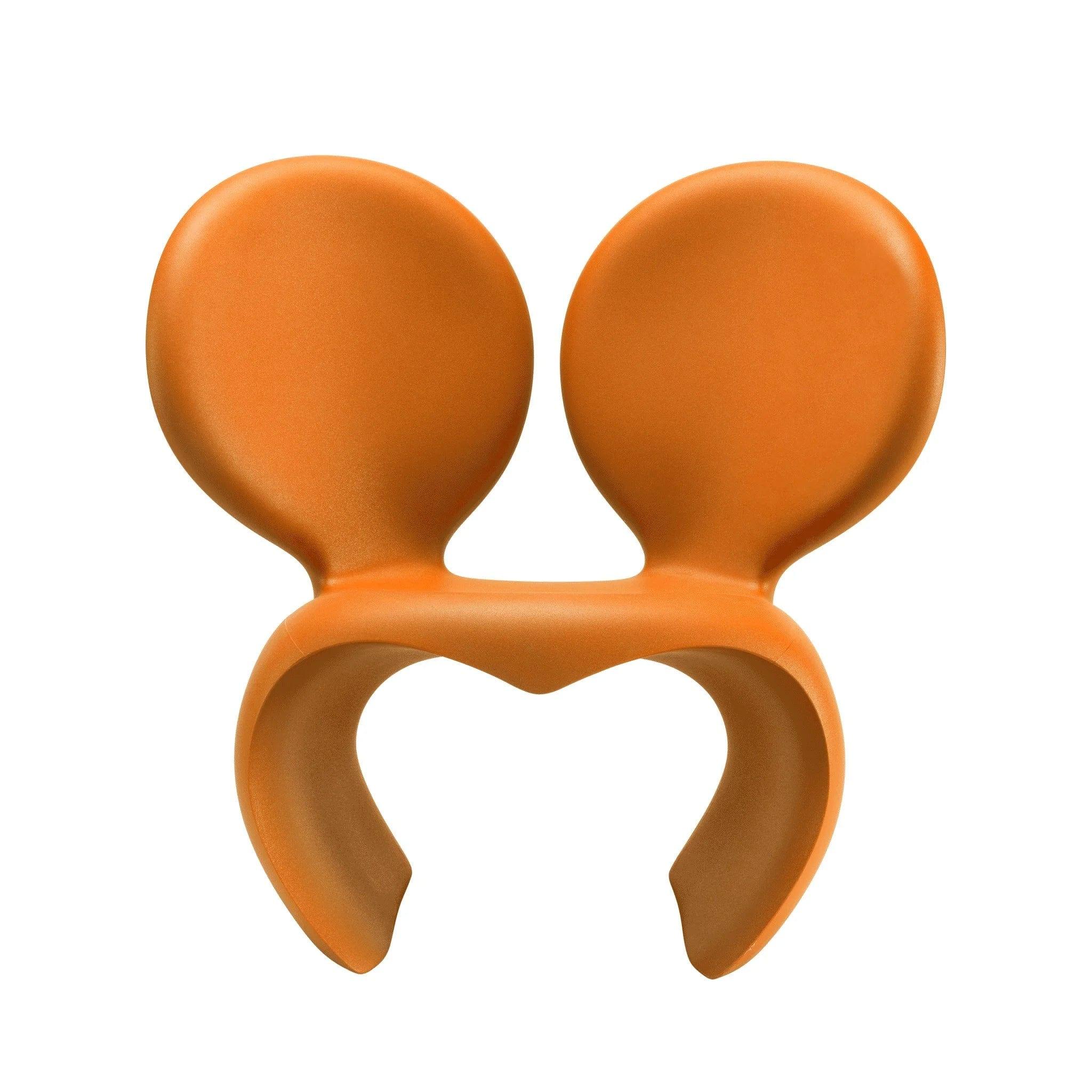 Fotel zewnętrzny DON'T F**K WITH THE MOUSE pomarańczowy Qeeboo    Eye on Design