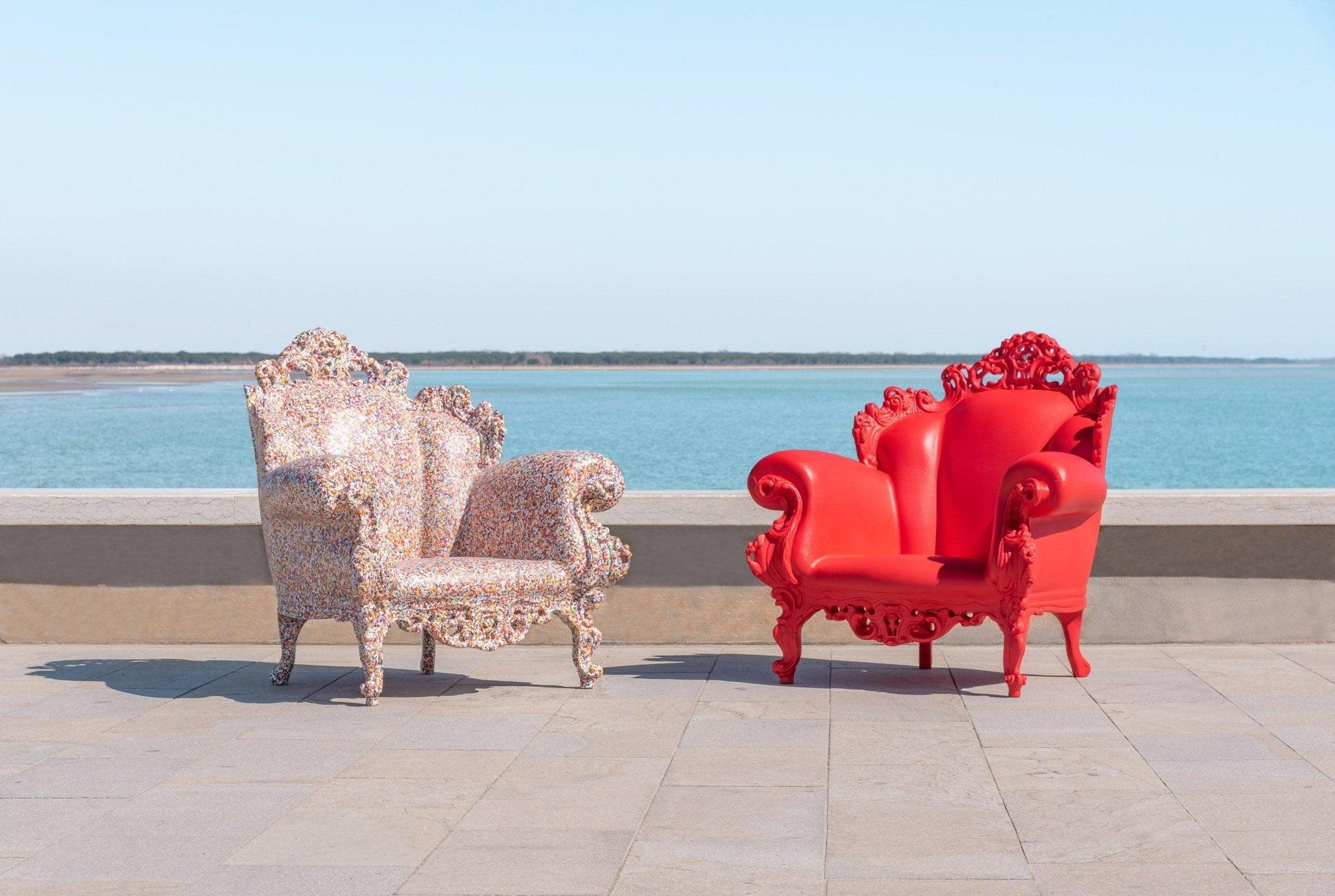 Fotel zewnętrzny PROUST czerwony Magis    Eye on Design