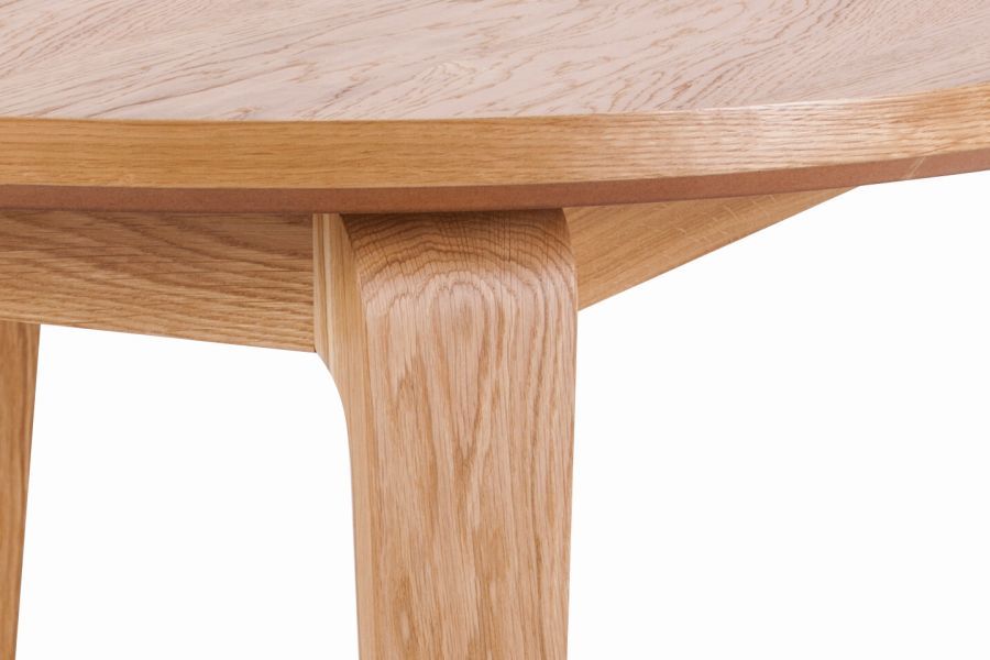 Ronde uitschuifbare tafel ARGO eikenfineer