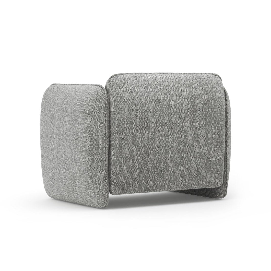 Fauteuil GEORGIA grijs chenille