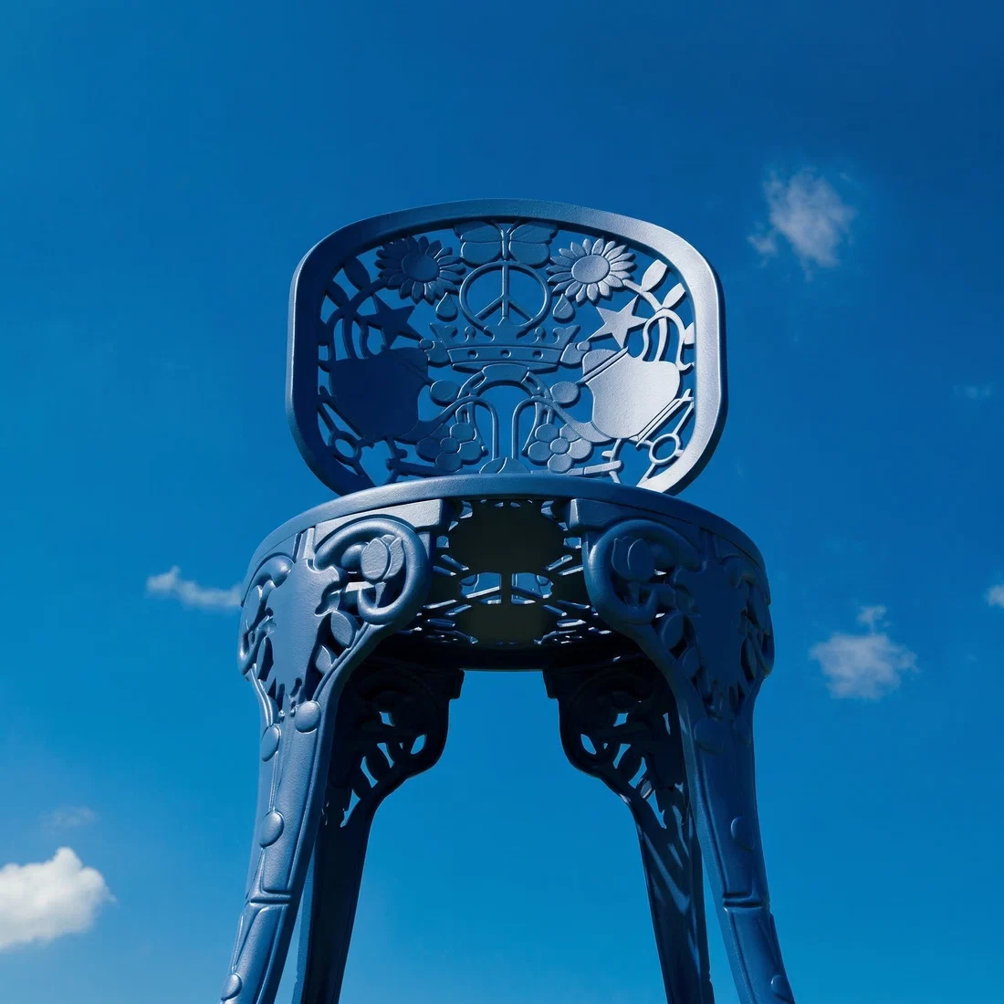 Tuinstoel INDUSTRY blauw