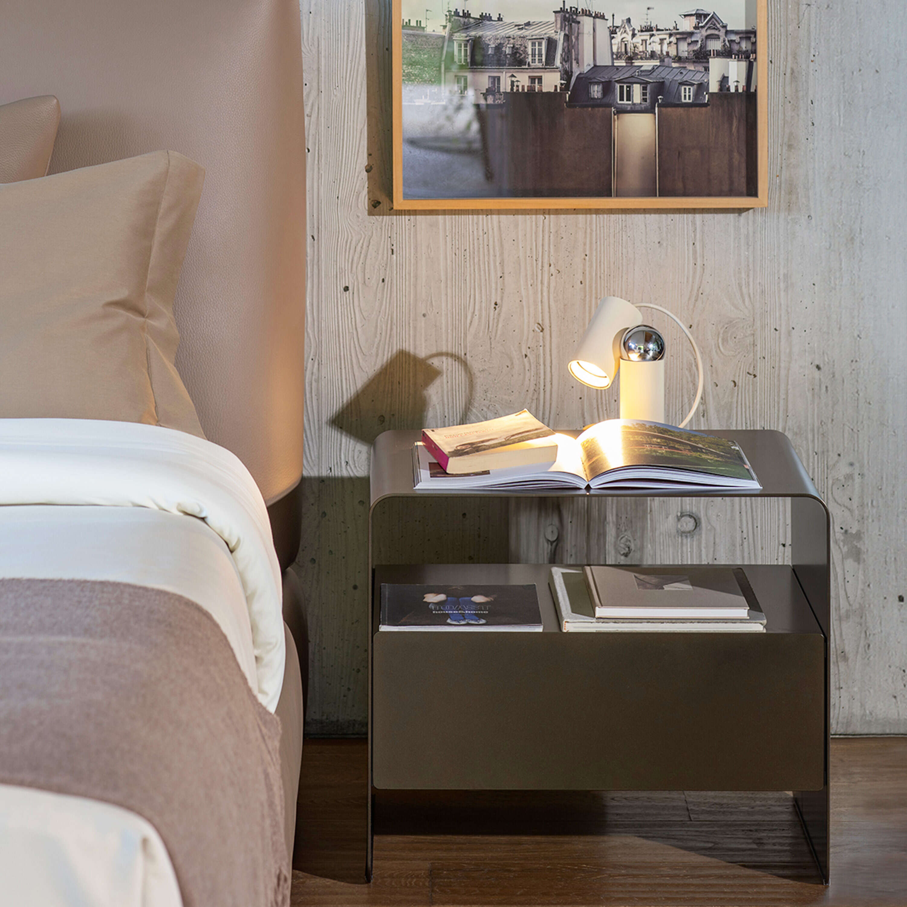 Tafellamp BILBOQUET crème