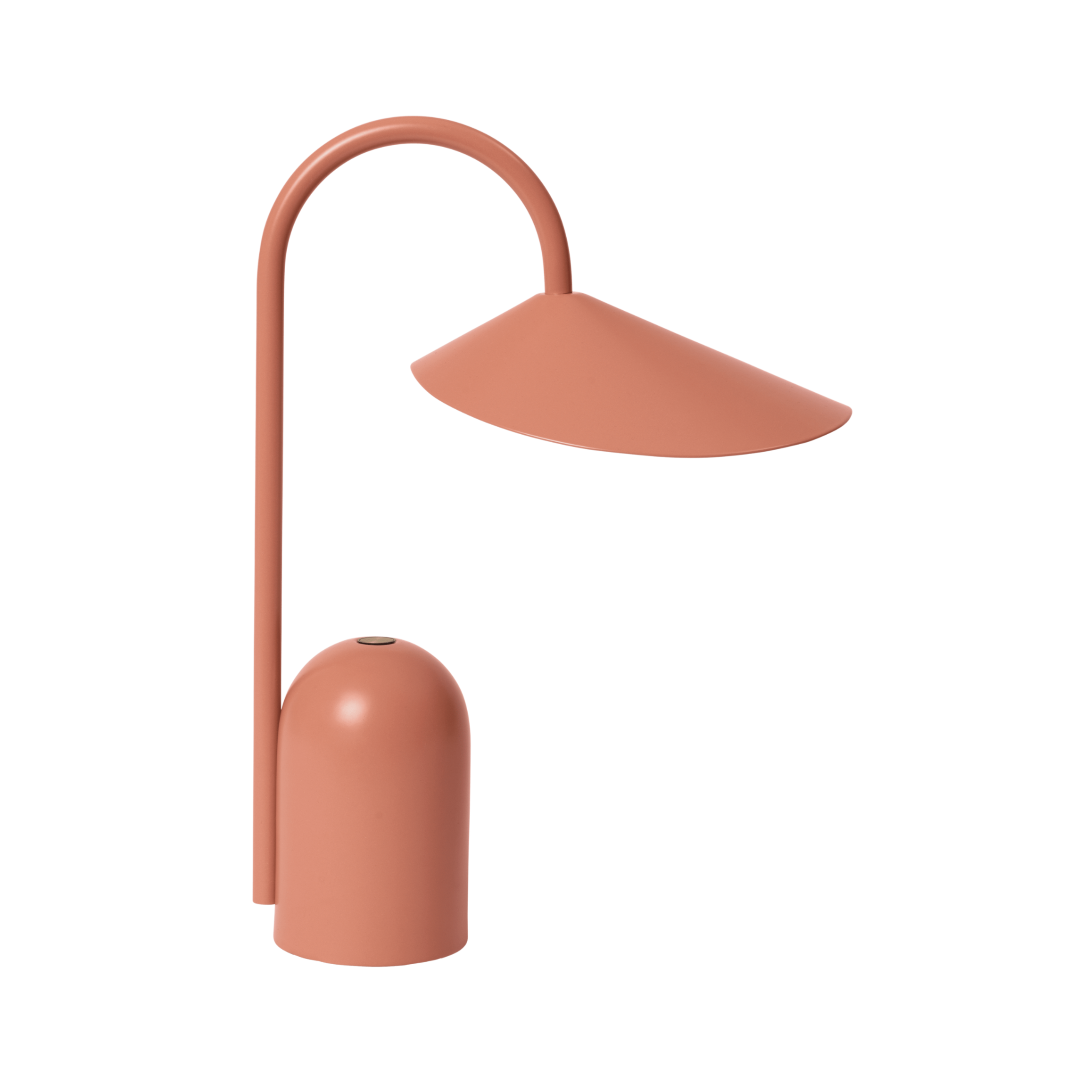 Tragbare Lampe ARUM lachsrosa