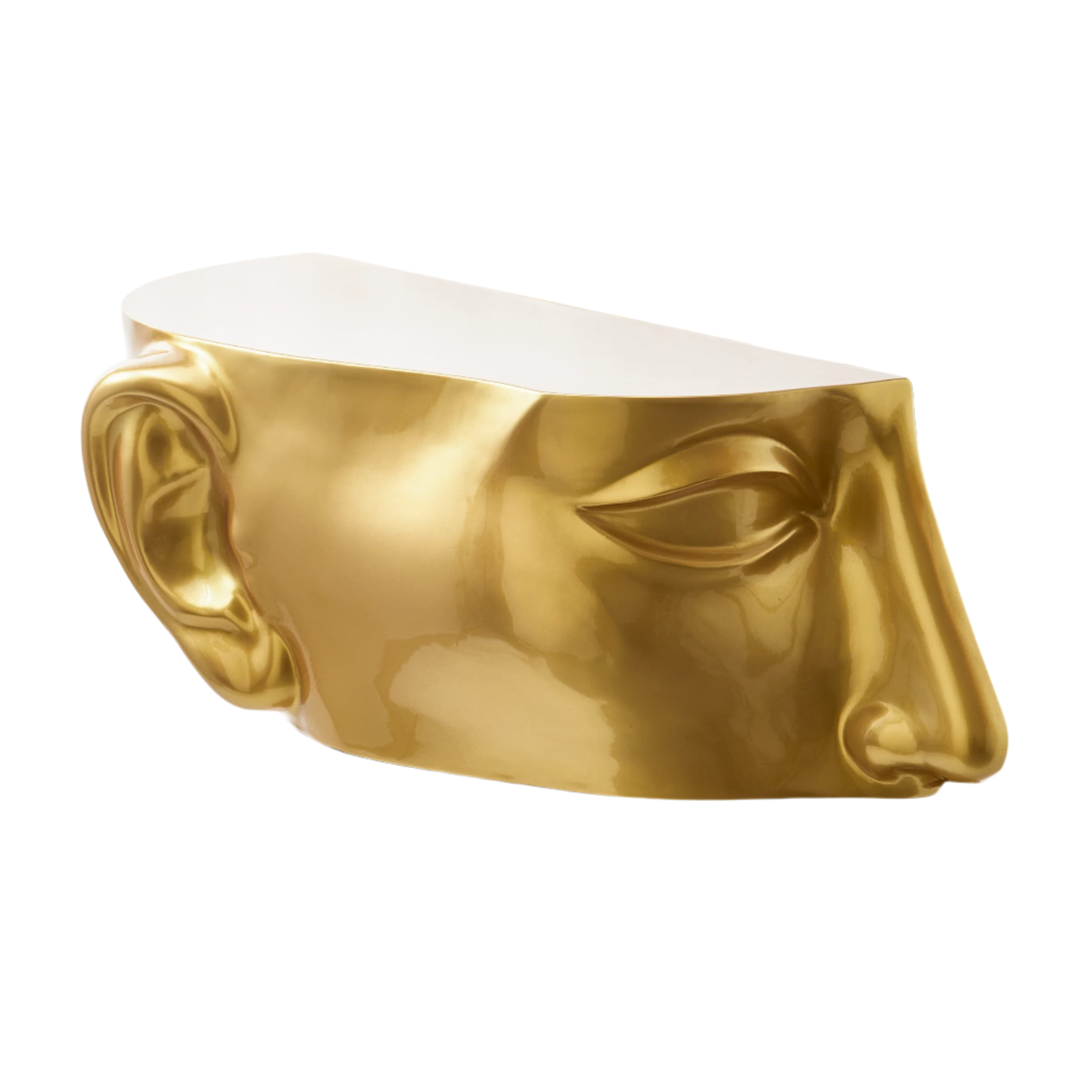 Modularer Couchtisch HEAD in Gold