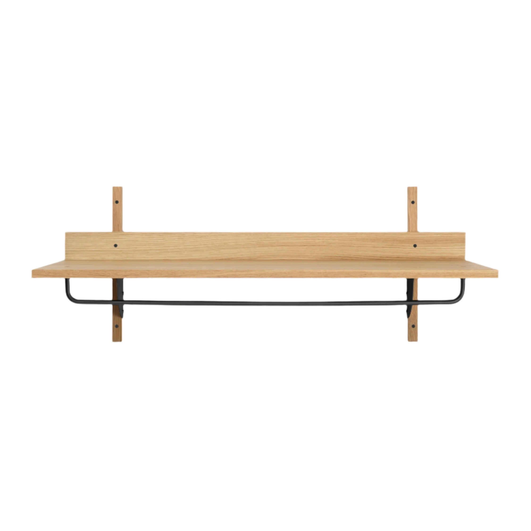 Plank met leuning SECTOR RACK SHELF eikenfineer