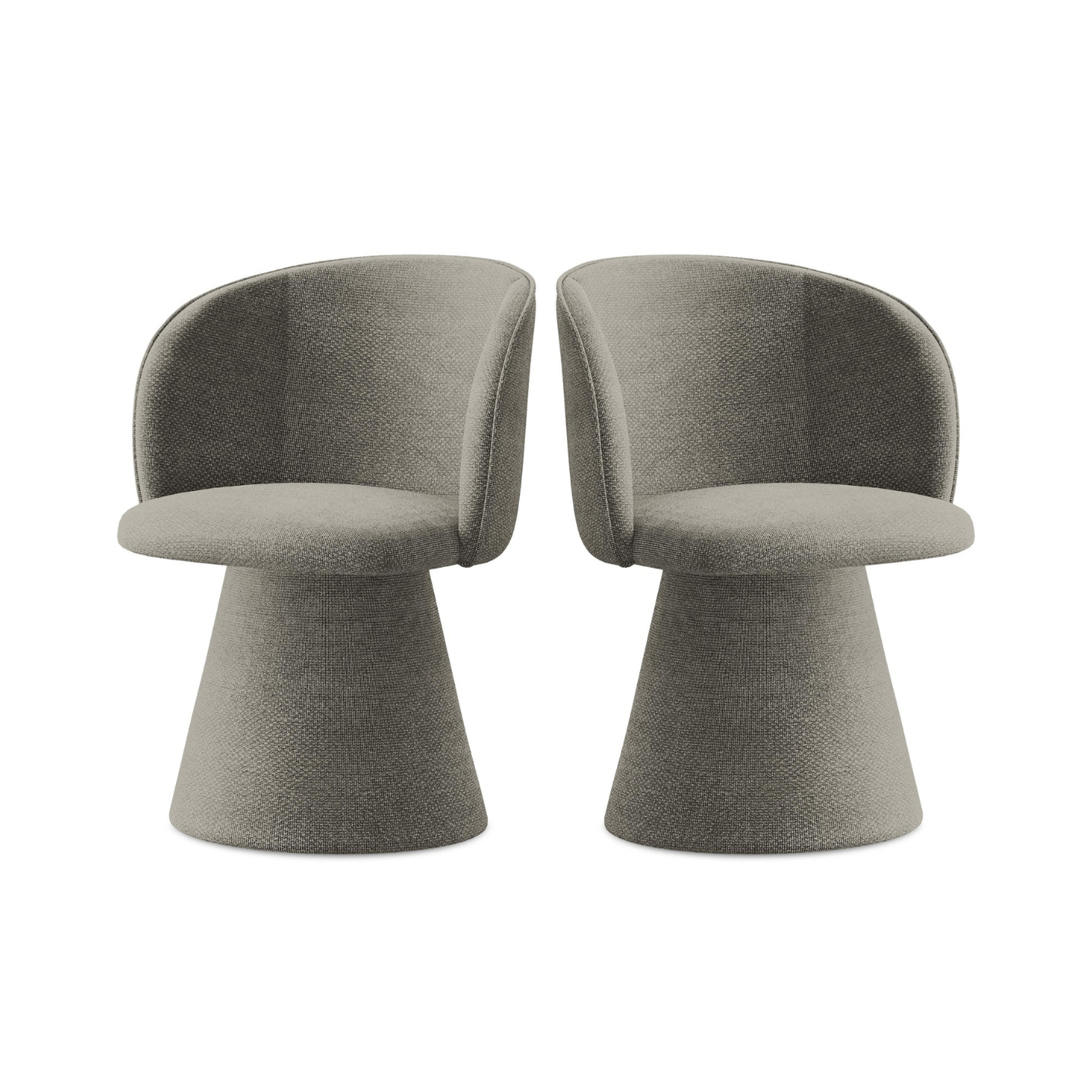 Stoel MAIA grijze boucle