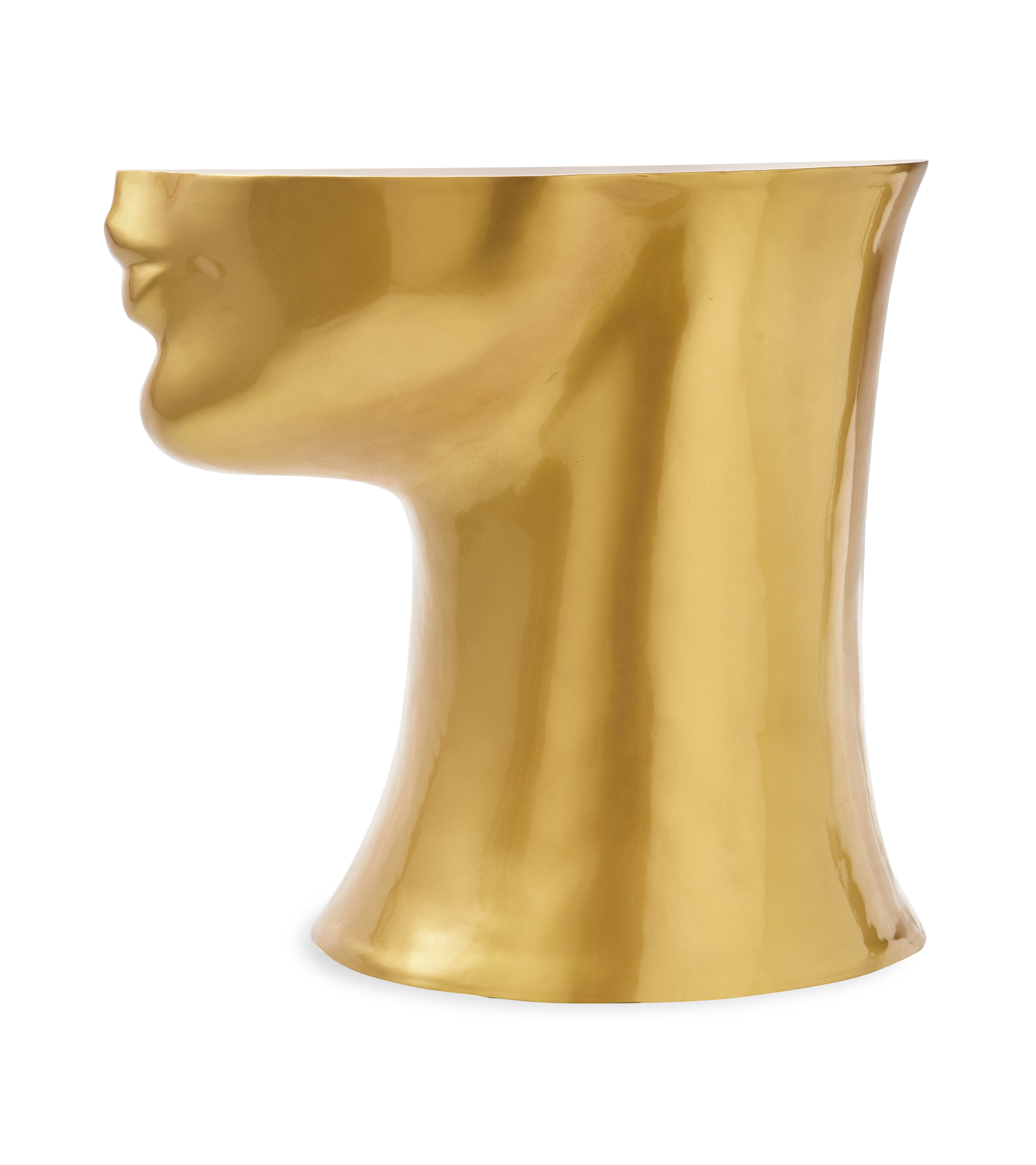 Modularer Couchtisch HEAD in Gold