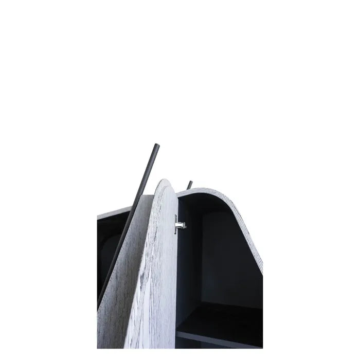 Hidalgo rack white veneer