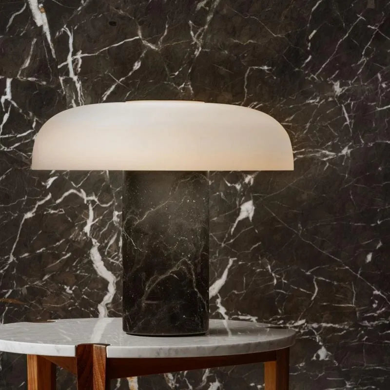 TROPICO Table Lamp Black Marble