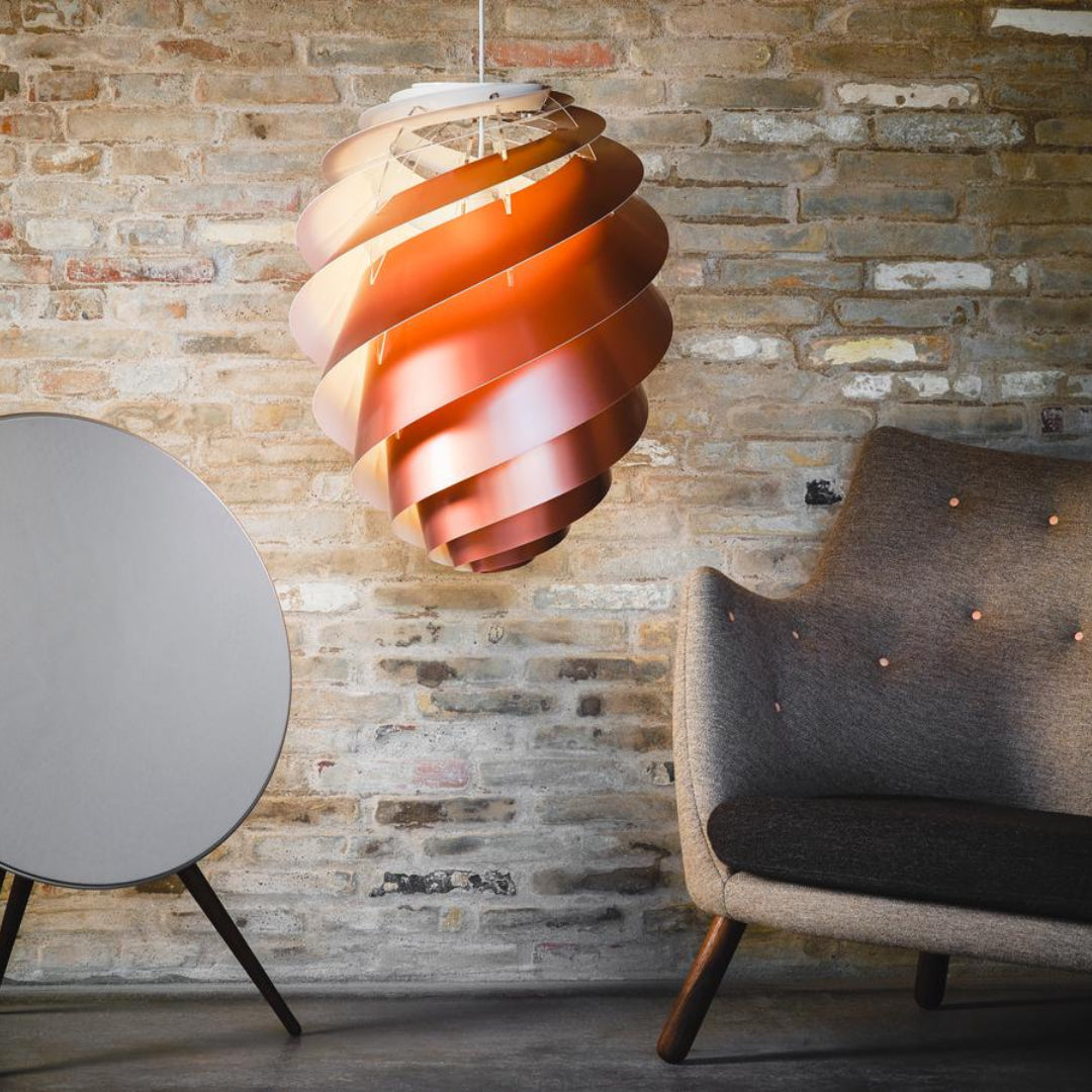 Hanging Lamp MODEL 1312 SWIRL 2 Copper