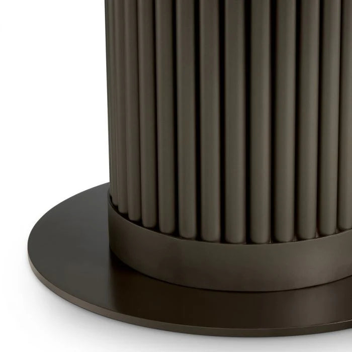 VOLTERRA Outdoor Coffee Table Gray Ceramic