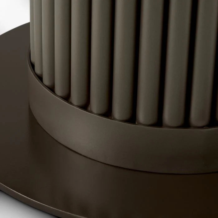 VOLTERRA Outdoor Coffee Table Gray Ceramic