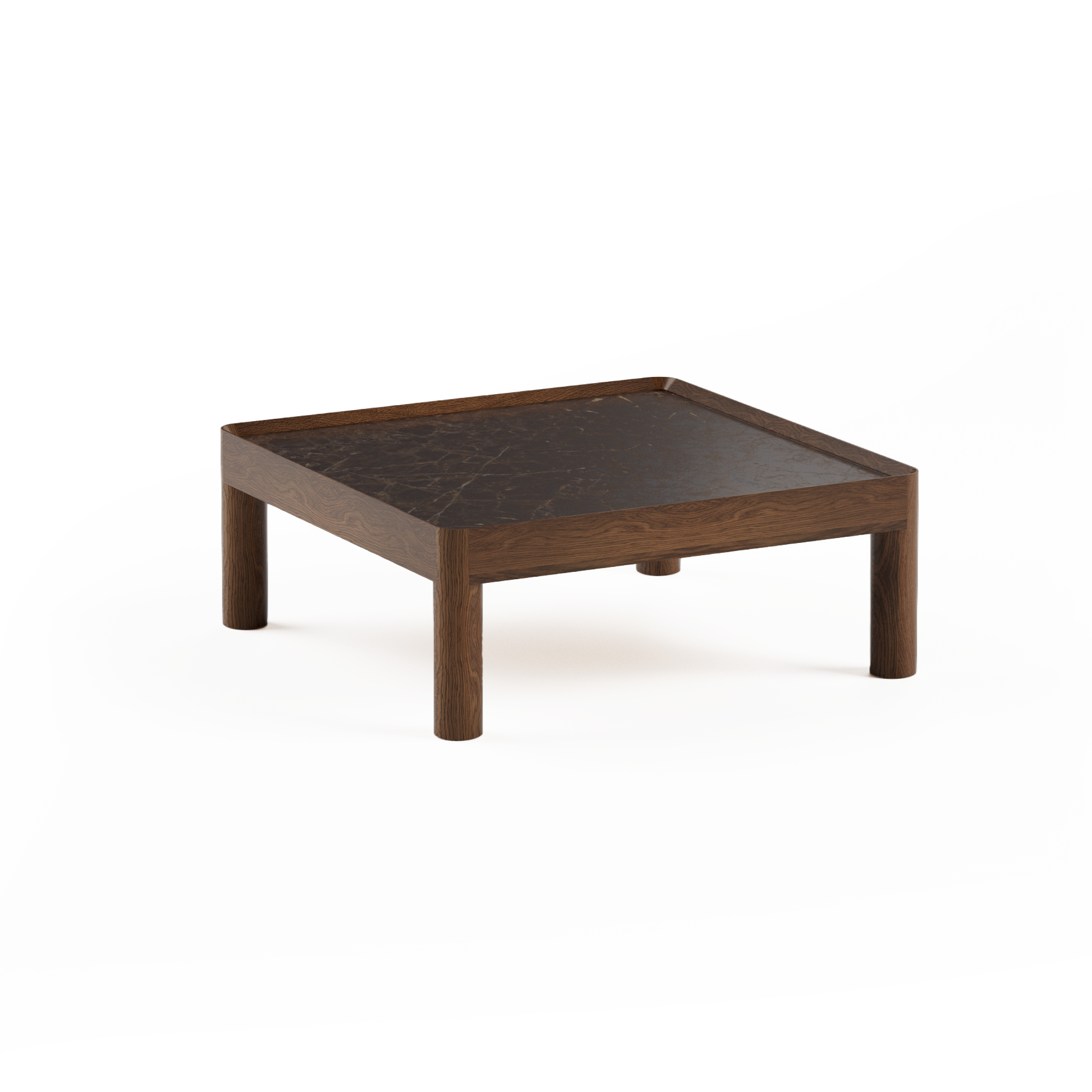 INSET MID salontafel donker eikenhout