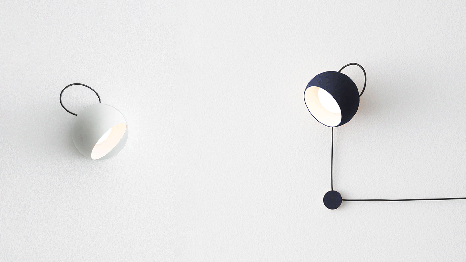 Wandlamp IXA lichtgrijs