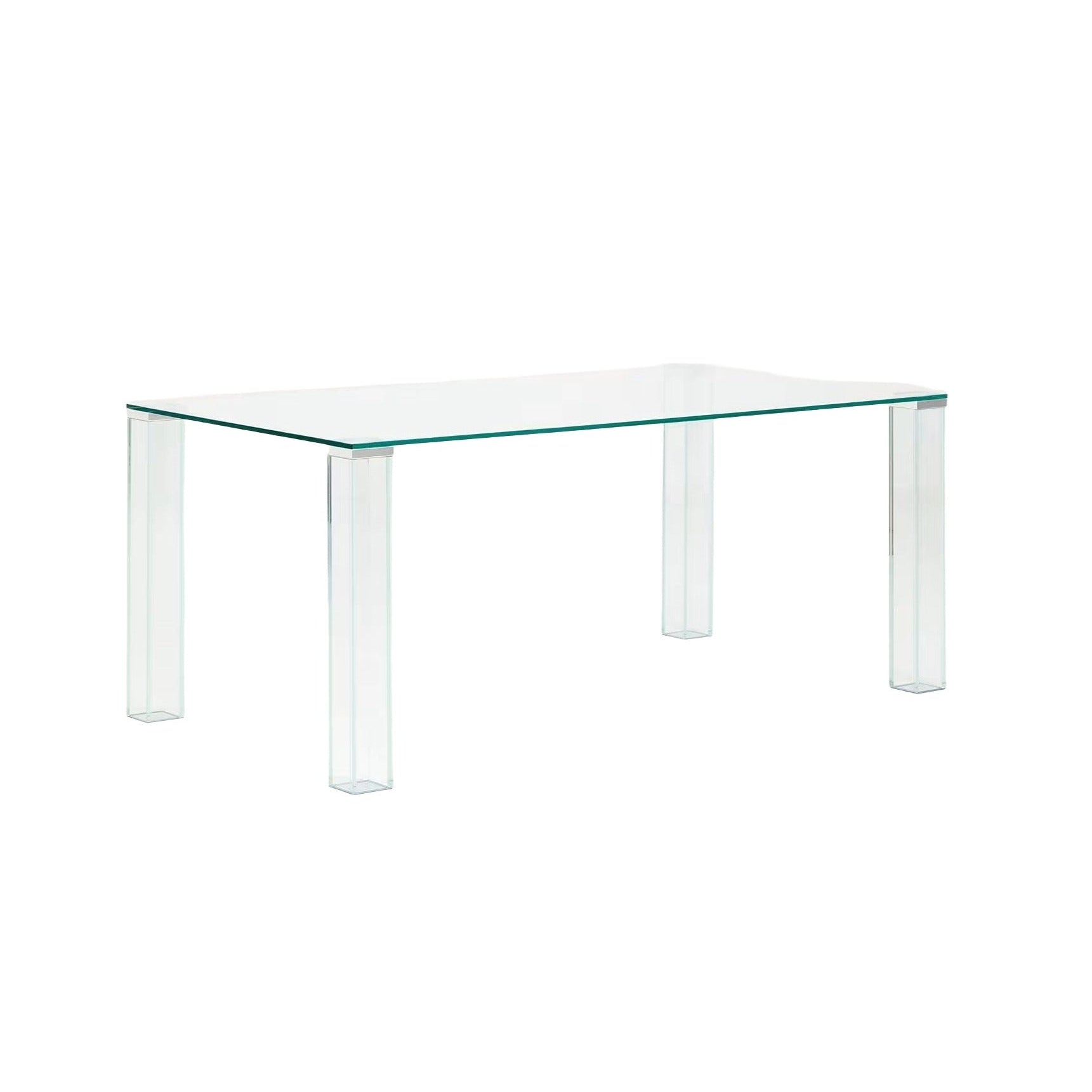 ADULARIA tafel van helder gehard glas