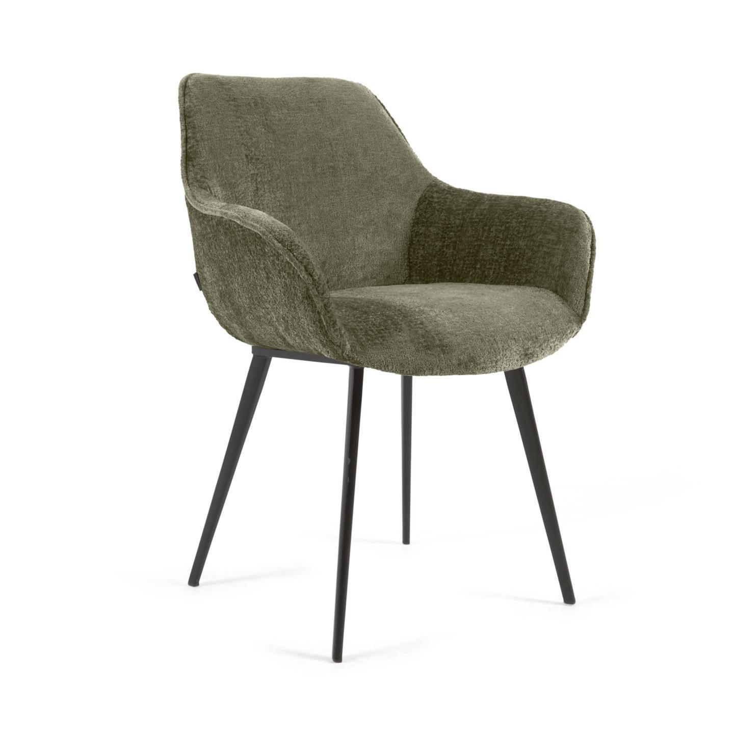 Krzesło AMIRA ciemnozielony szenil La Forma    Eye on Design