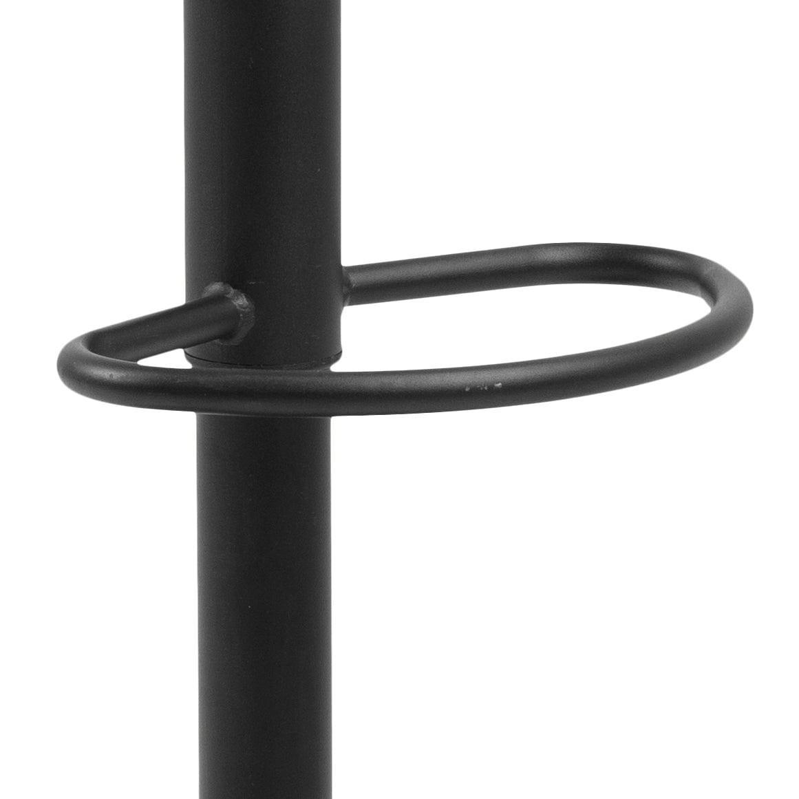 Krzesło barowe FRIDA czarny z zielonym wykończeniem Home Essentials    Eye on Design