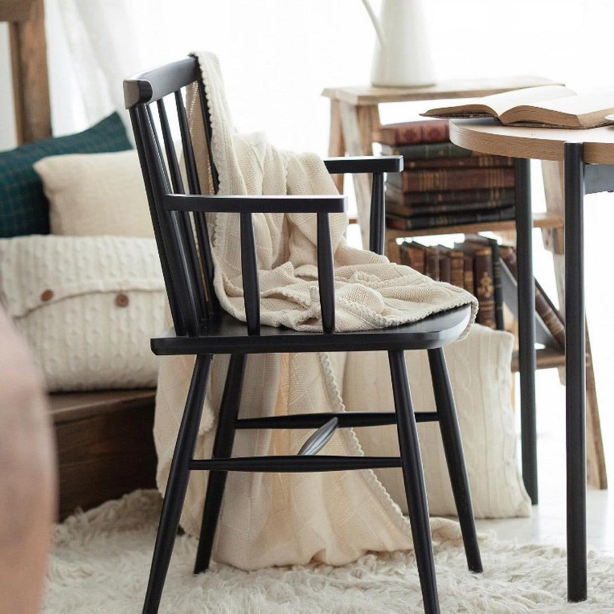 Krzesło z podłokietnikami WAND B-1102/1 lite drewno bukowe Fameg    Eye on Design