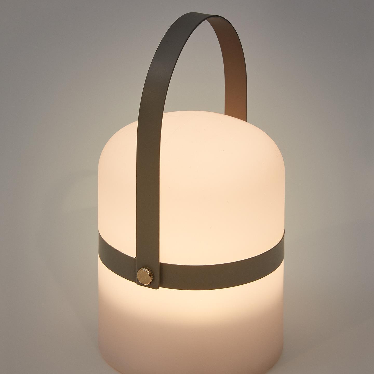 Lampa akumulatorowa RIDLEY MINI szary La Forma    Eye on Design