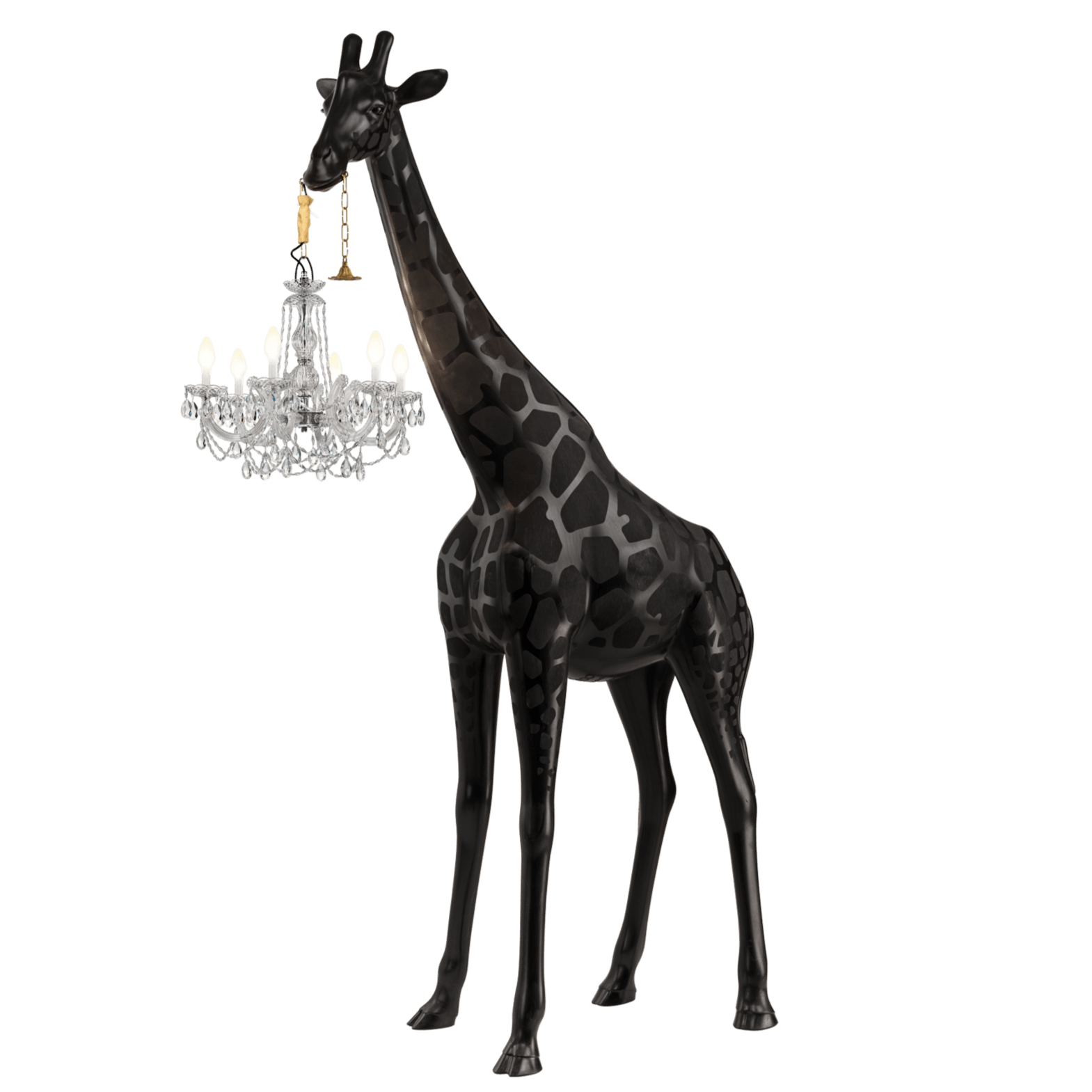Lampa GIRAFFE IN LOVE M czarna Qeeboo    Eye on Design