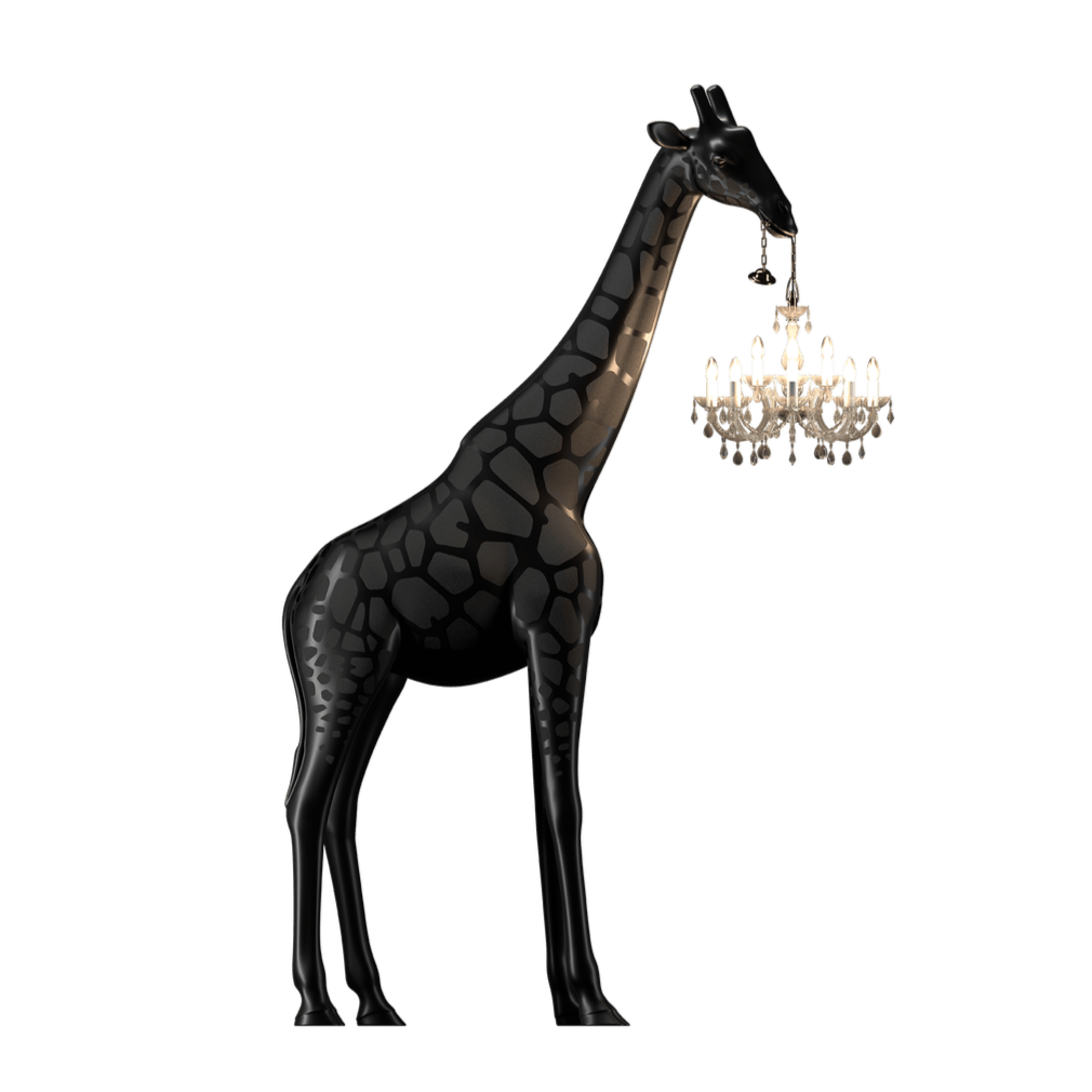 Lampa GIRAFFE IN LOVE M czarna Qeeboo    Eye on Design