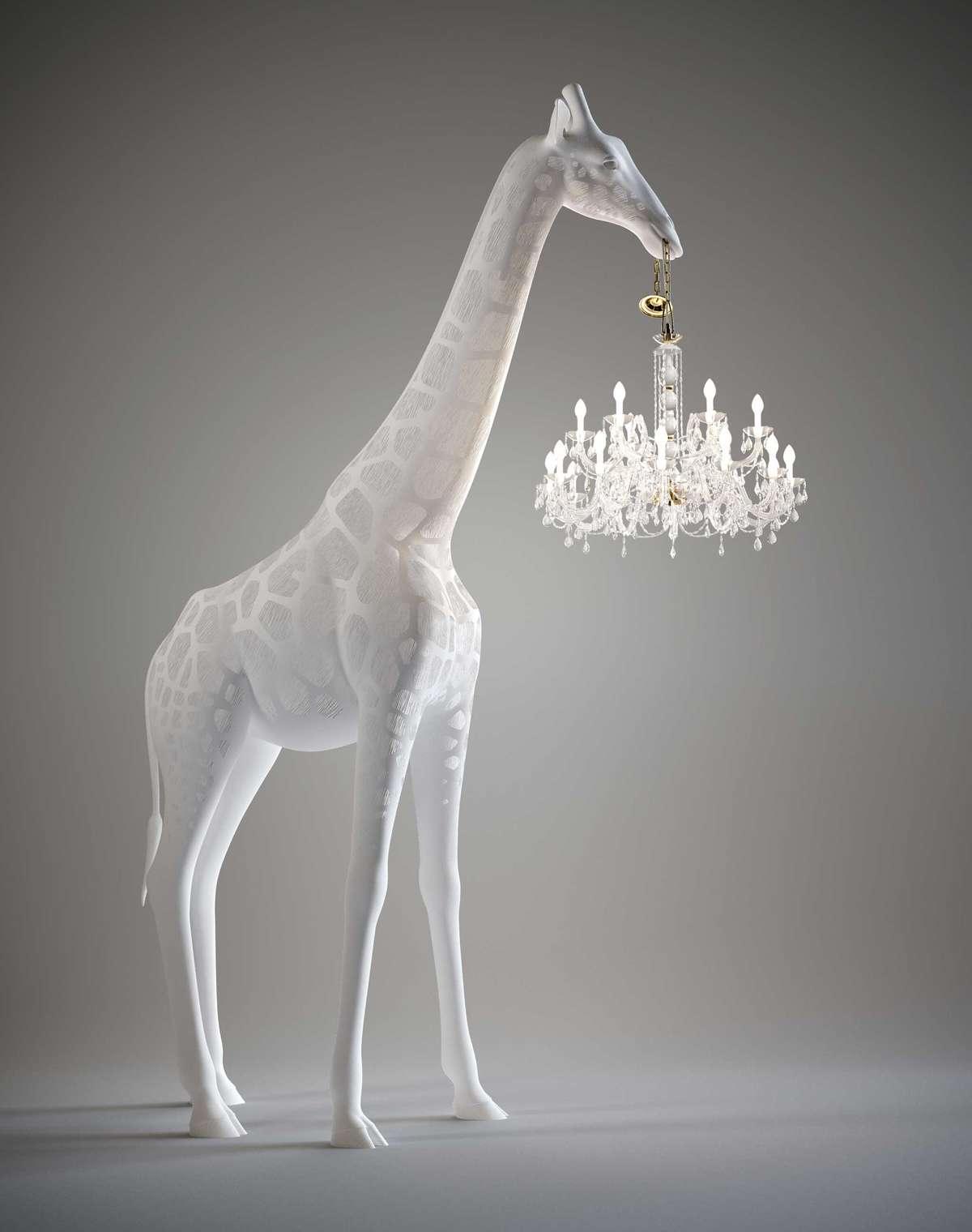 Lampa GIRAFFE IN LOVE XL biała Qeeboo    Eye on Design