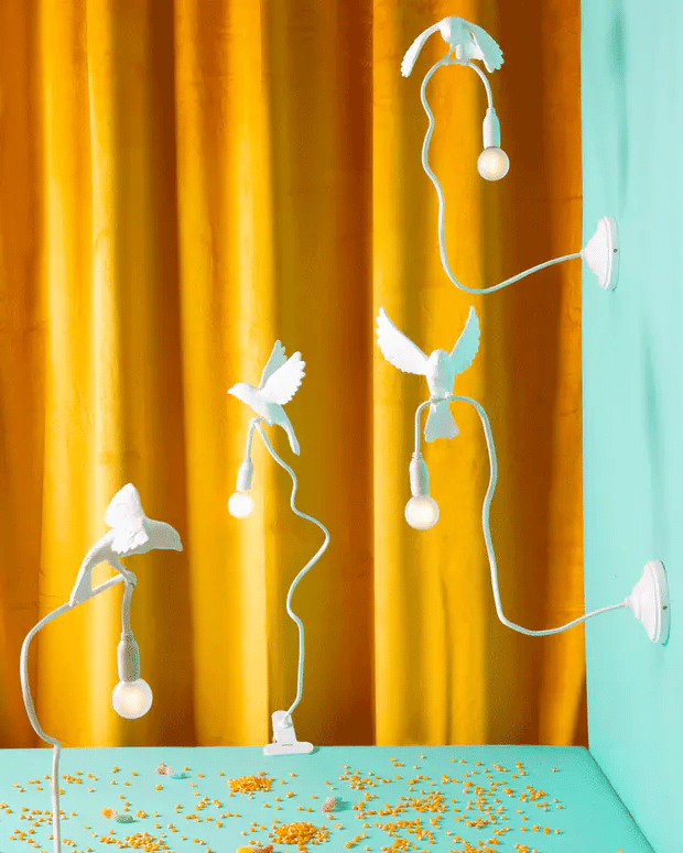 Lampa ścienna SPARROW LANDING biały Seletti    Eye on Design